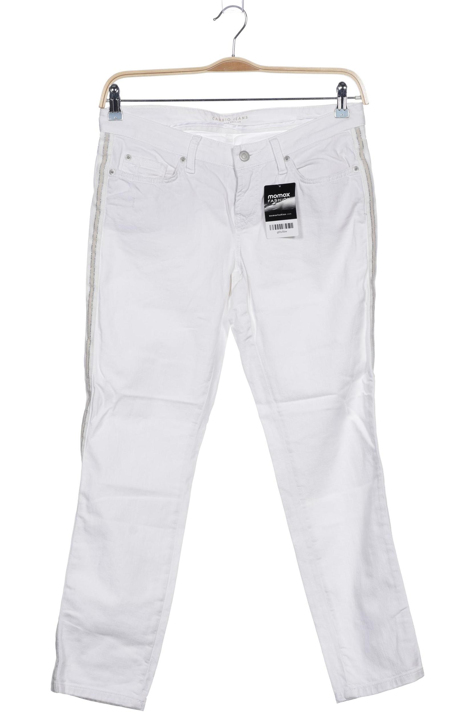

Cambio Damen Jeans, weiß, Gr. 38