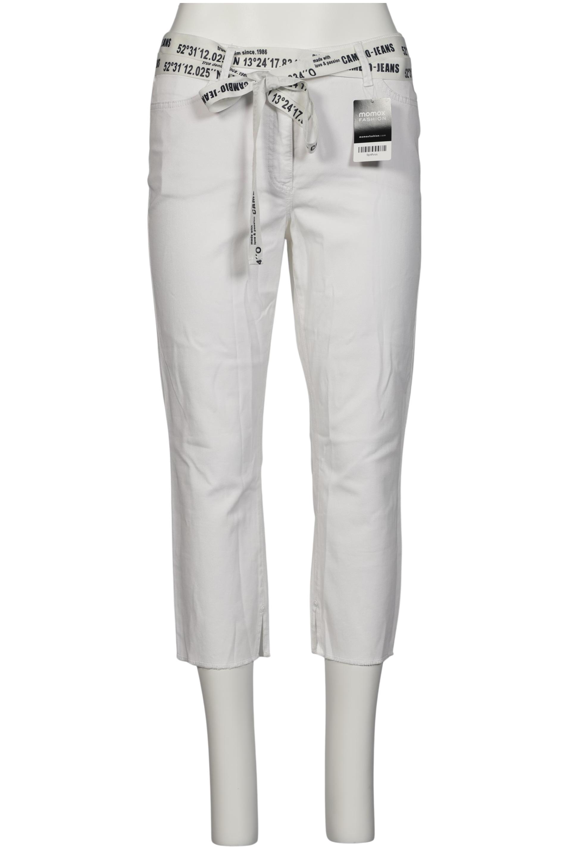 

Cambio Damen Jeans, weiß, Gr. 46