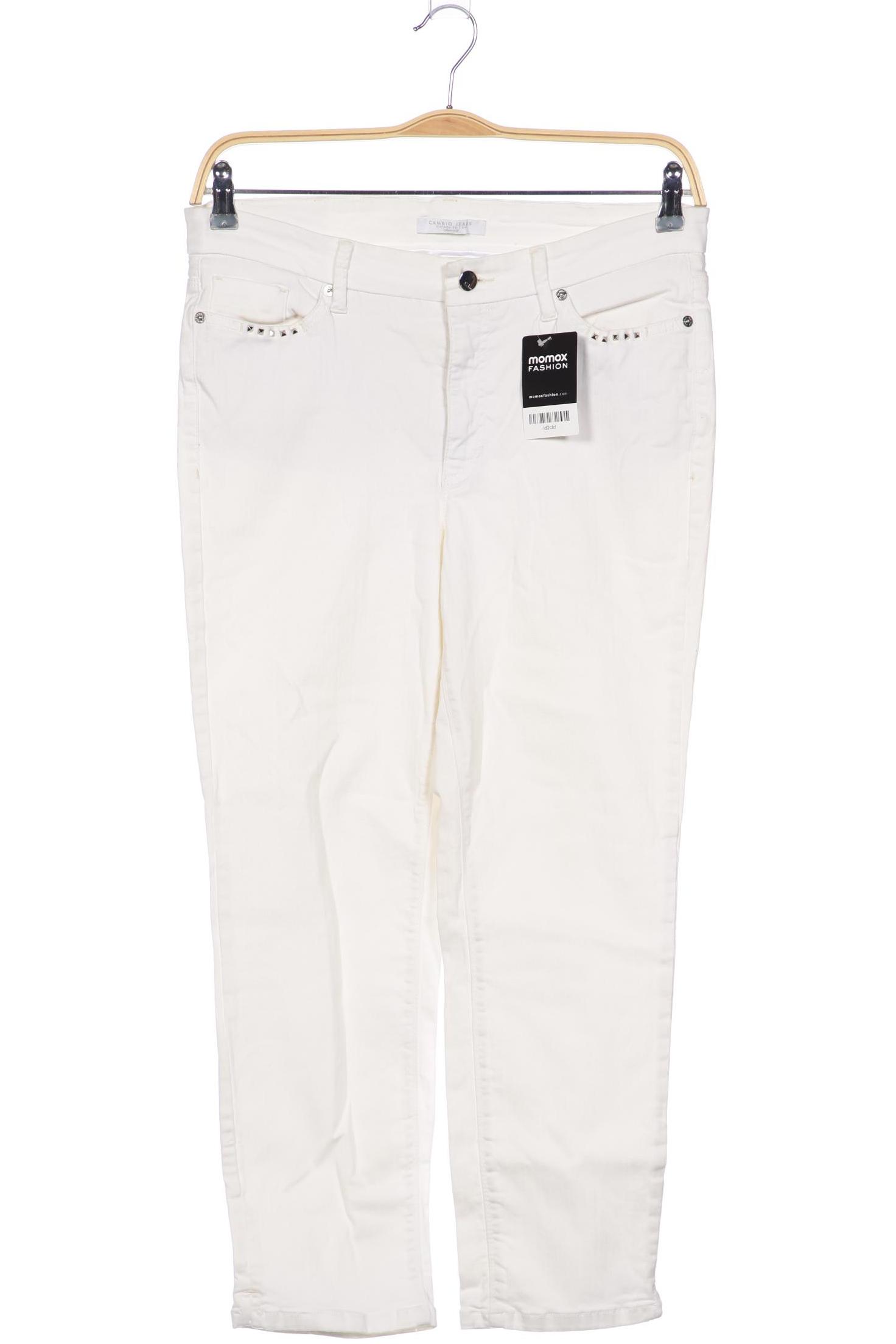 

Cambio Damen Jeans, weiß, Gr. 48