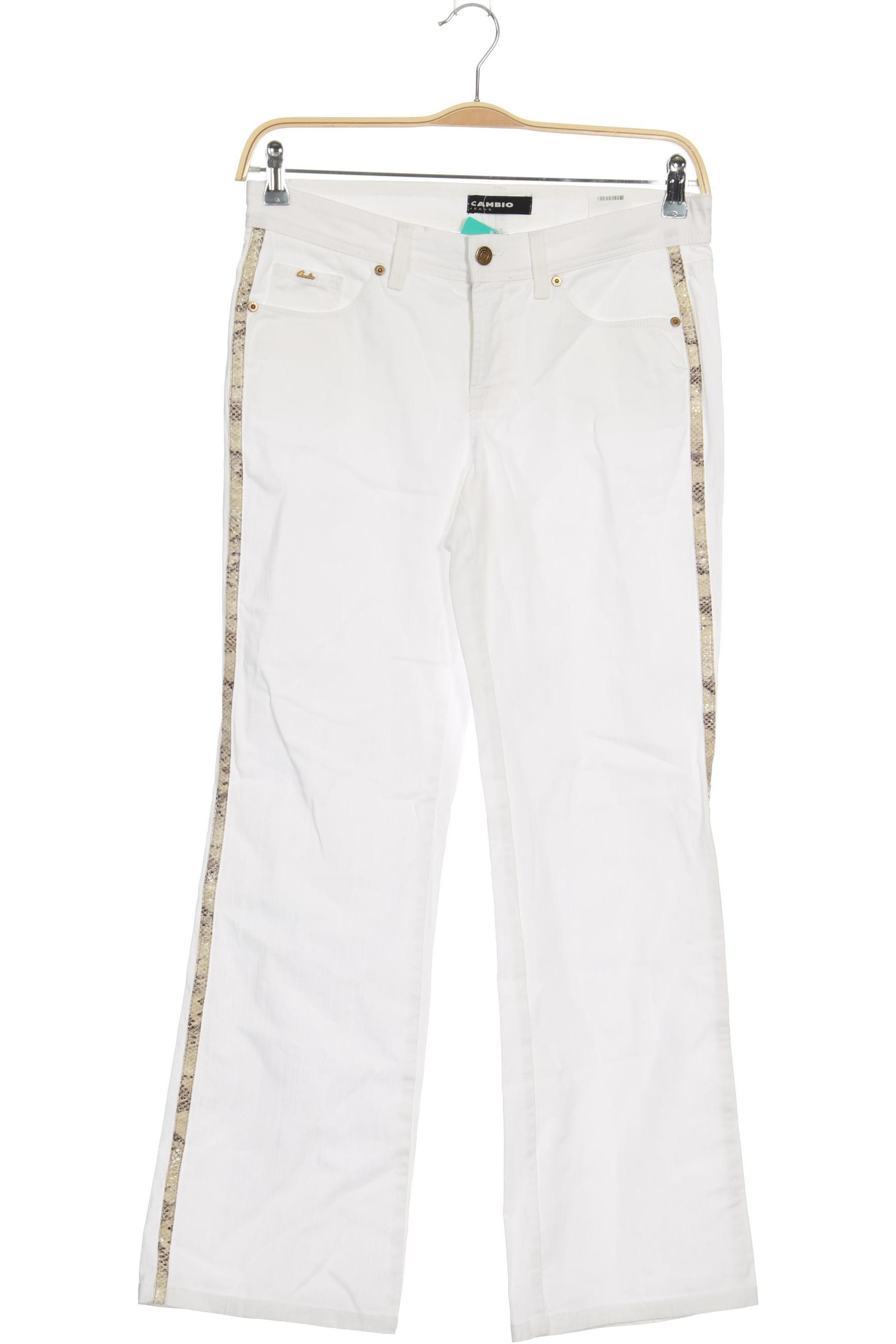 

Cambio Damen Jeans, weiß, Gr. 38