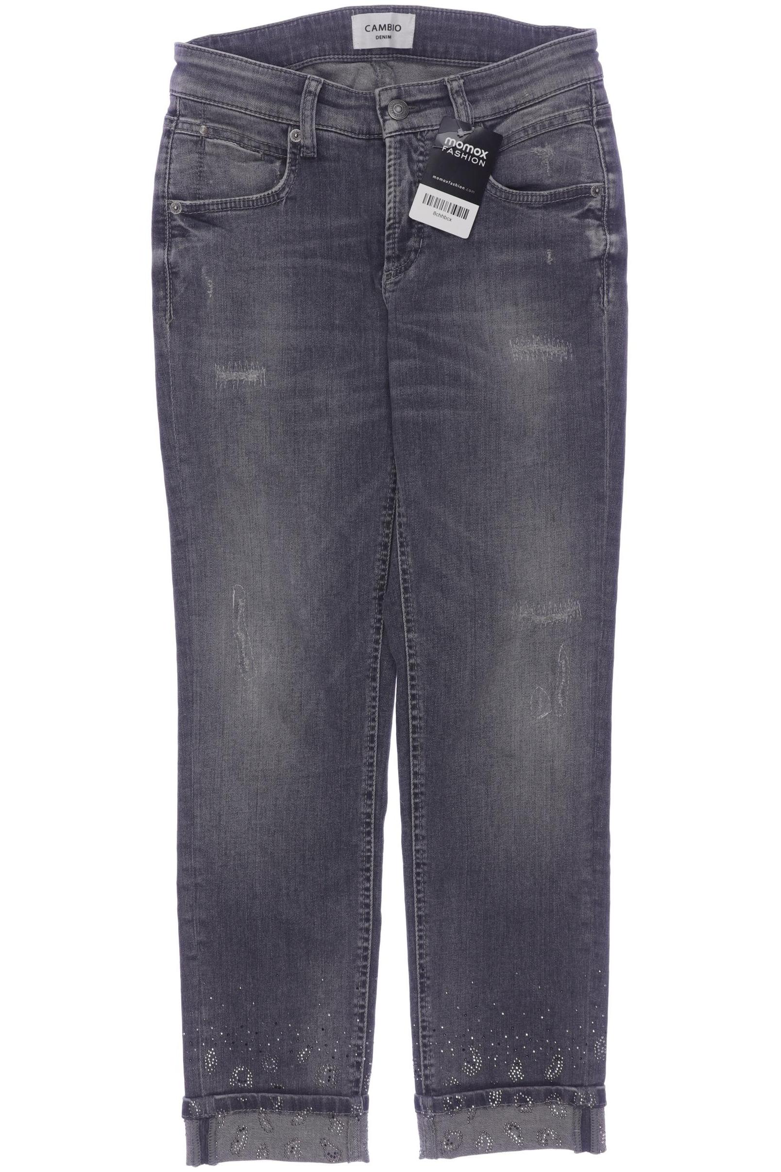 

Cambio Damen Jeans, grau, Gr. 27