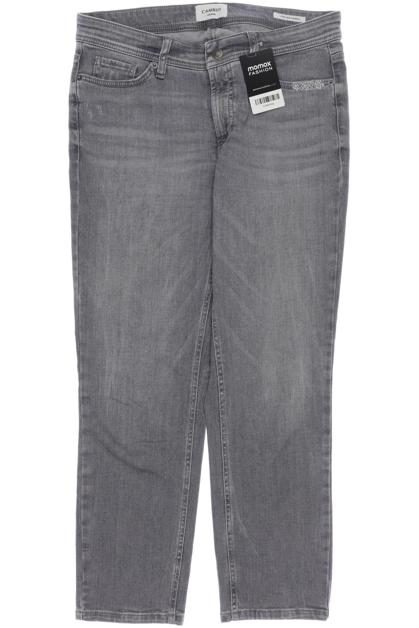 

Cambio Damen Jeans, grau, Gr. 40