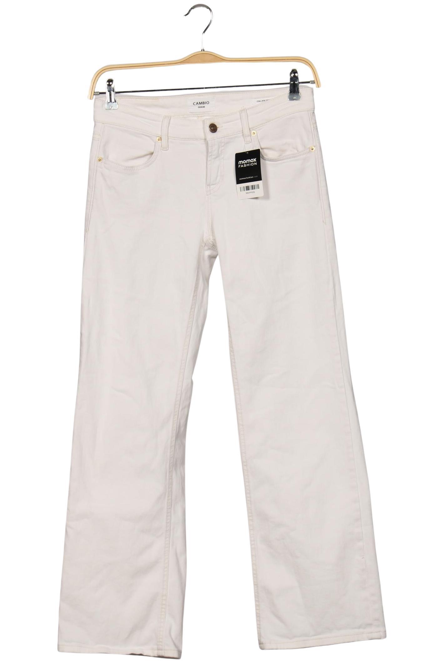 

Cambio Damen Jeans, weiß, Gr. 30