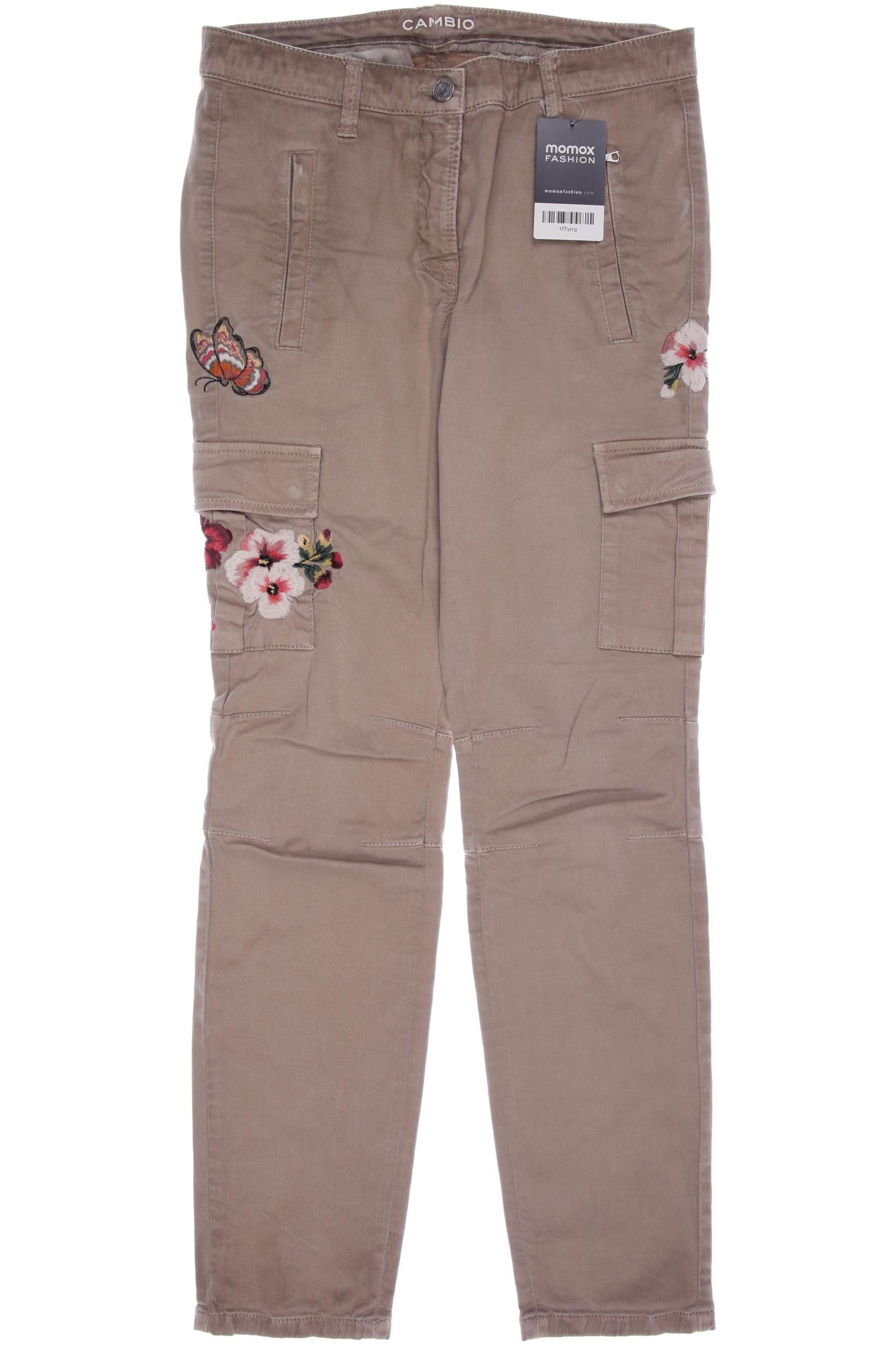 

Cambio Damen Jeans, beige, Gr. 34