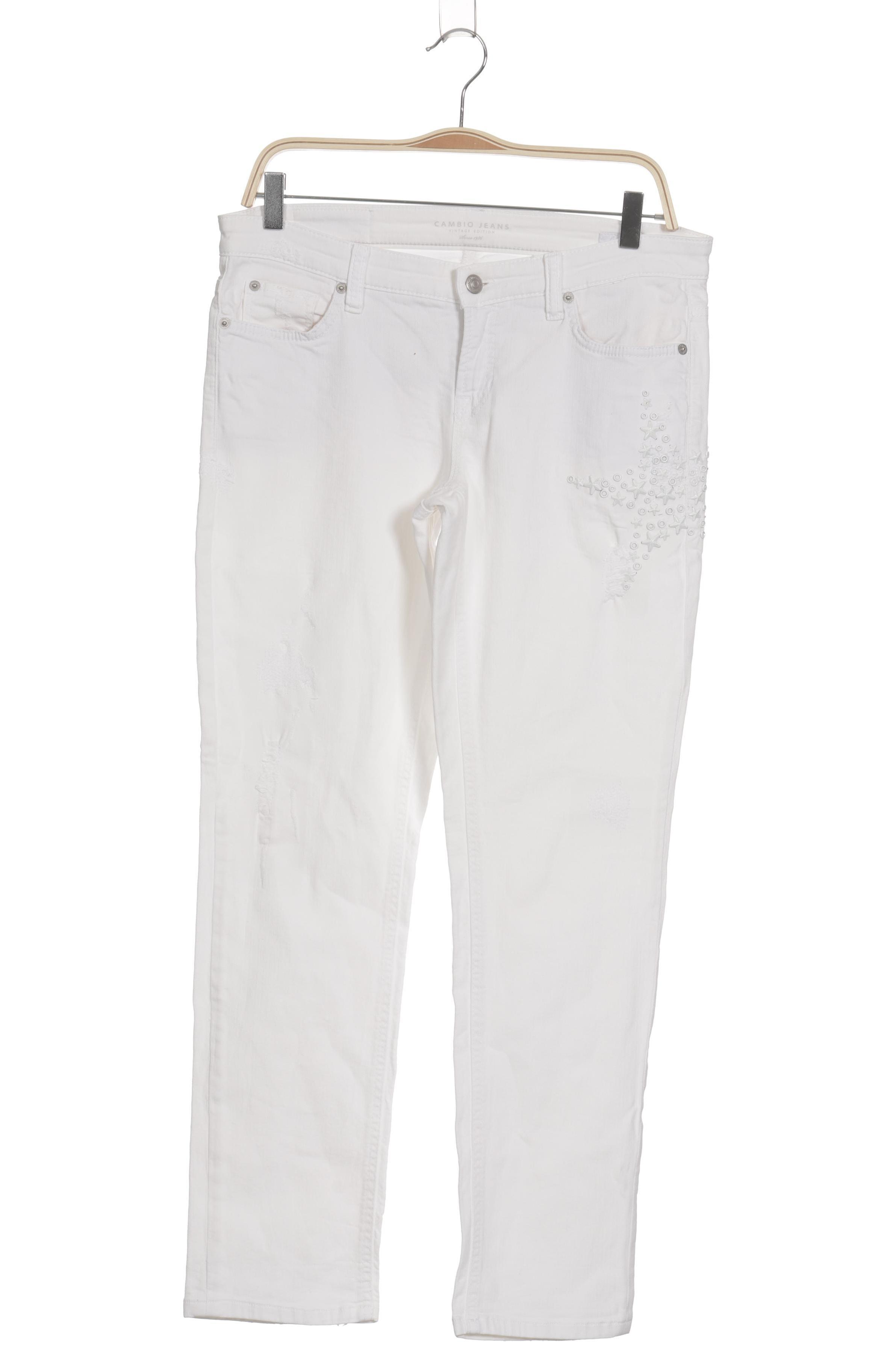 

Cambio Damen Jeans, weiß, Gr. 36