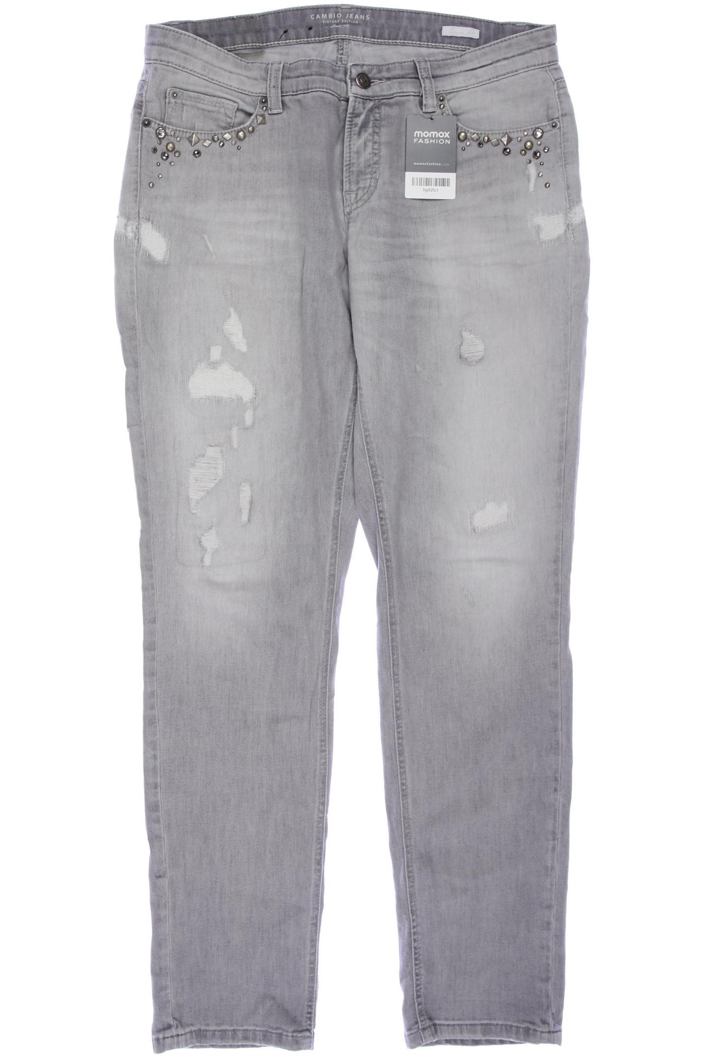 

Cambio Damen Jeans, grau, Gr. 33