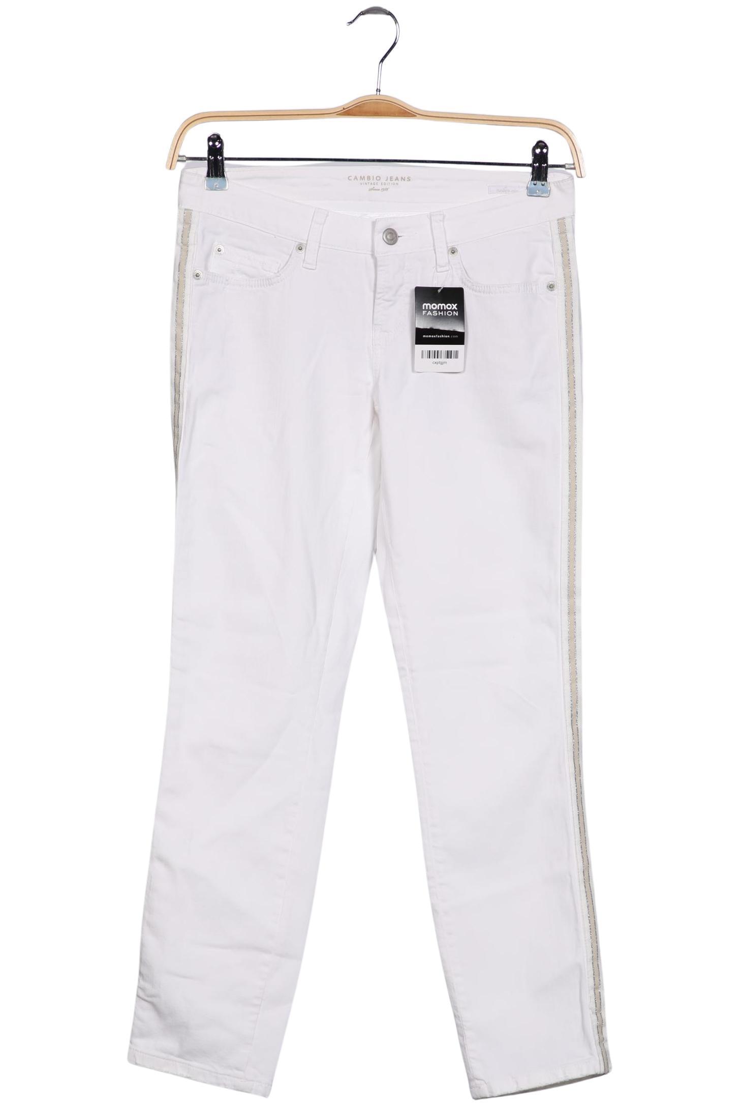

Cambio Damen Jeans, weiß, Gr. 34