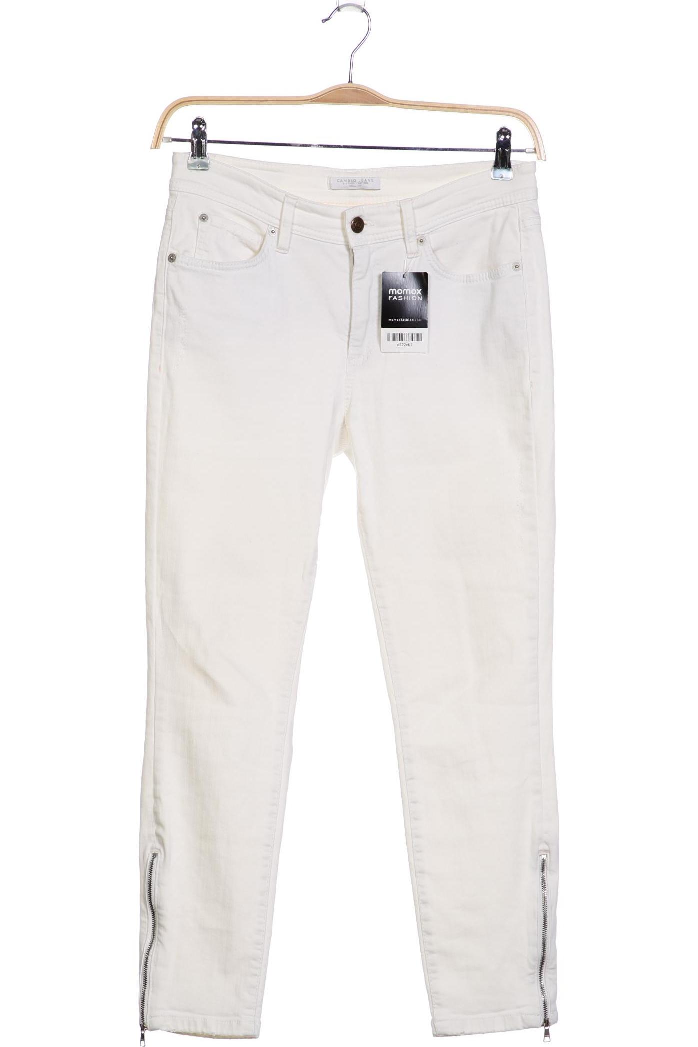 

Cambio Damen Jeans, cremeweiß, Gr. 30