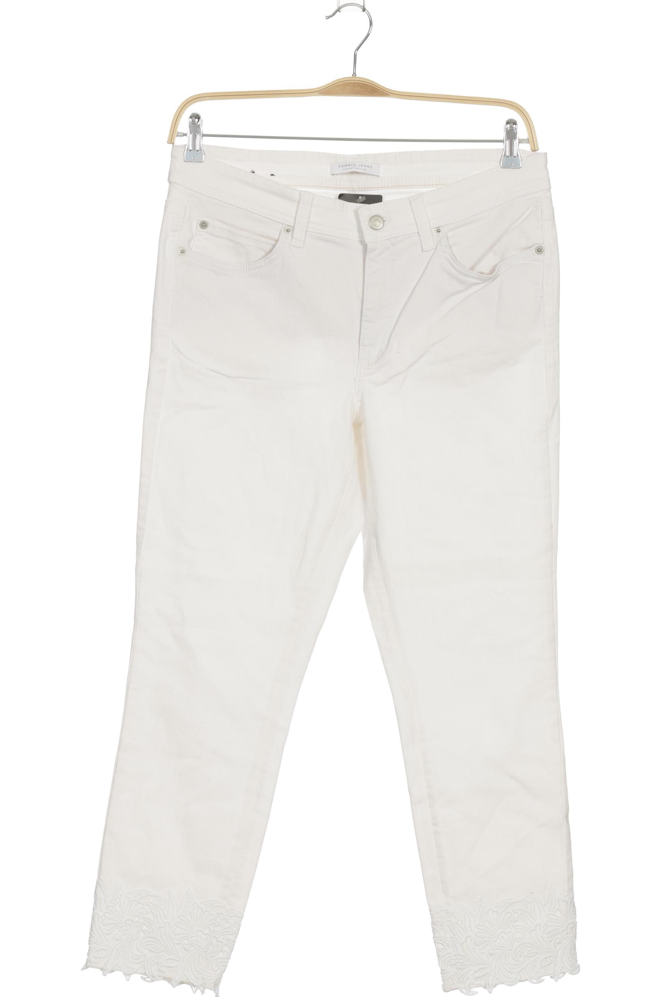

Cambio Damen Jeans, weiß, Gr. 44