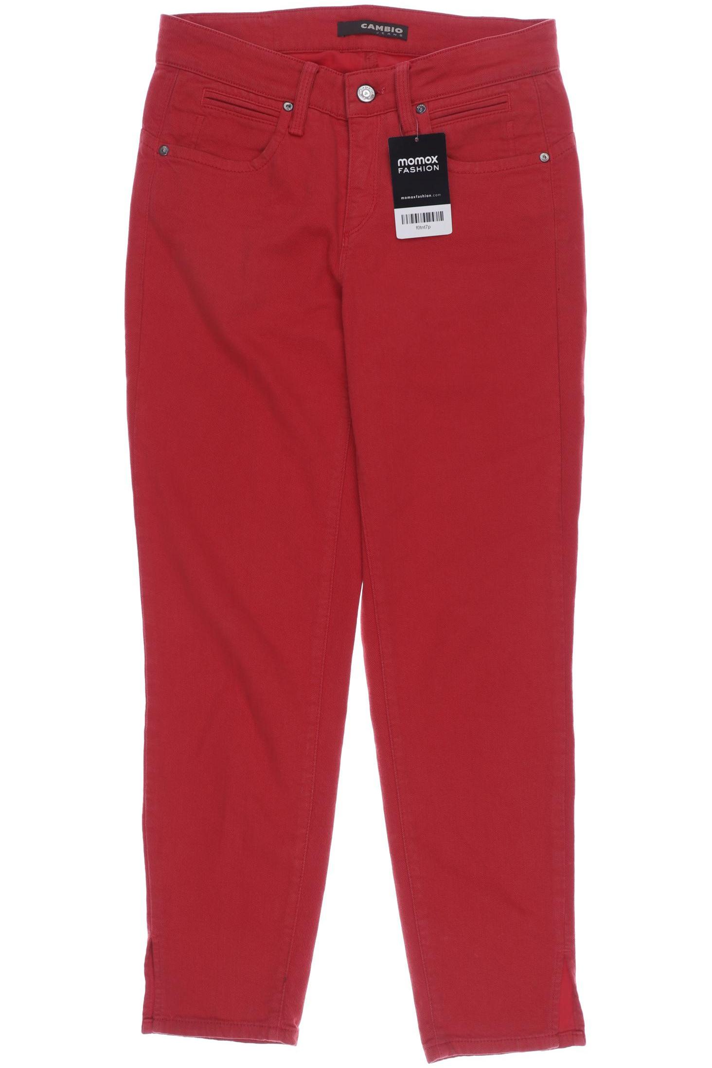 

Cambio Damen Jeans, rot, Gr. 28