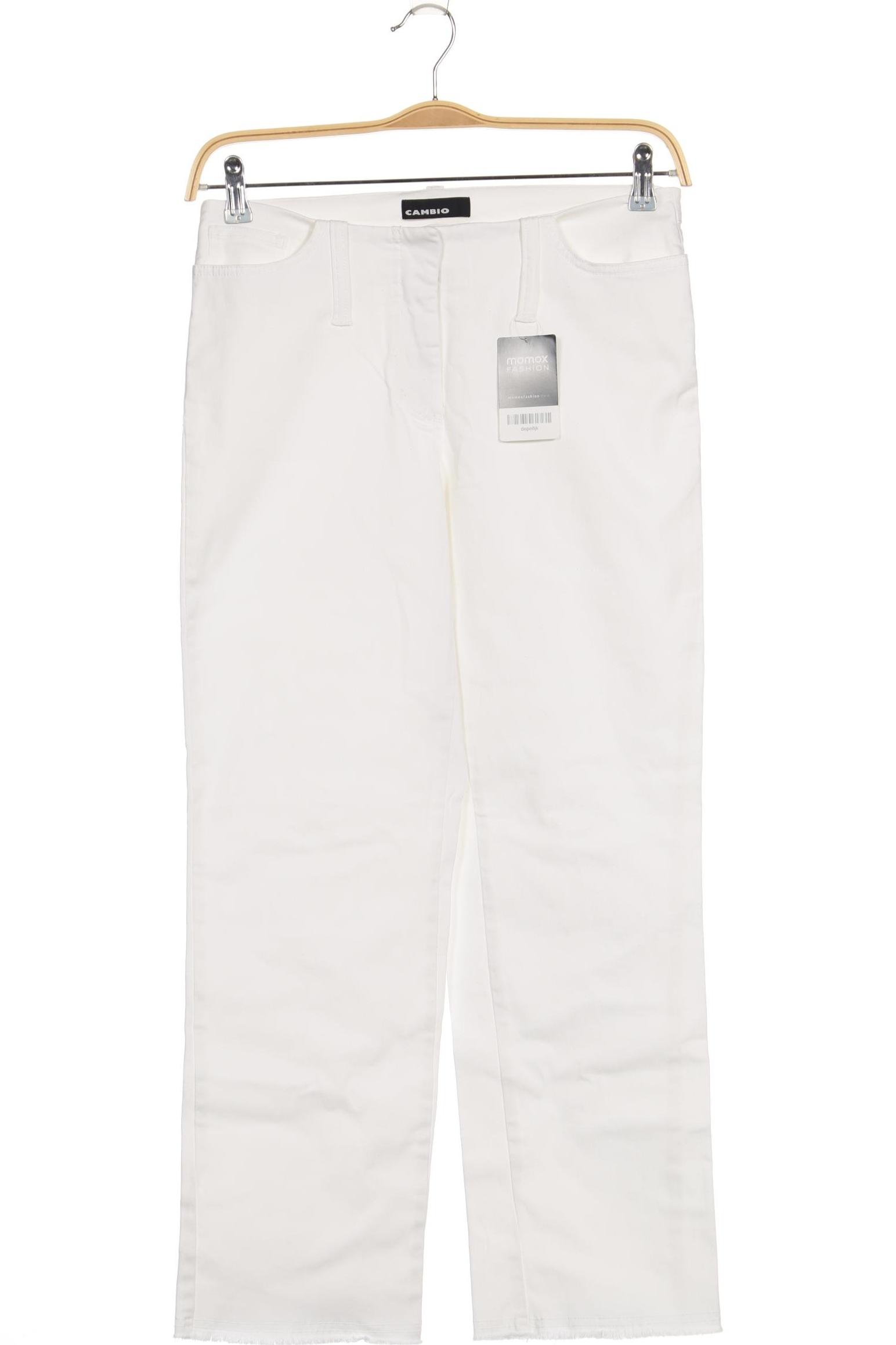 

Cambio Damen Jeans, weiß, Gr. 38