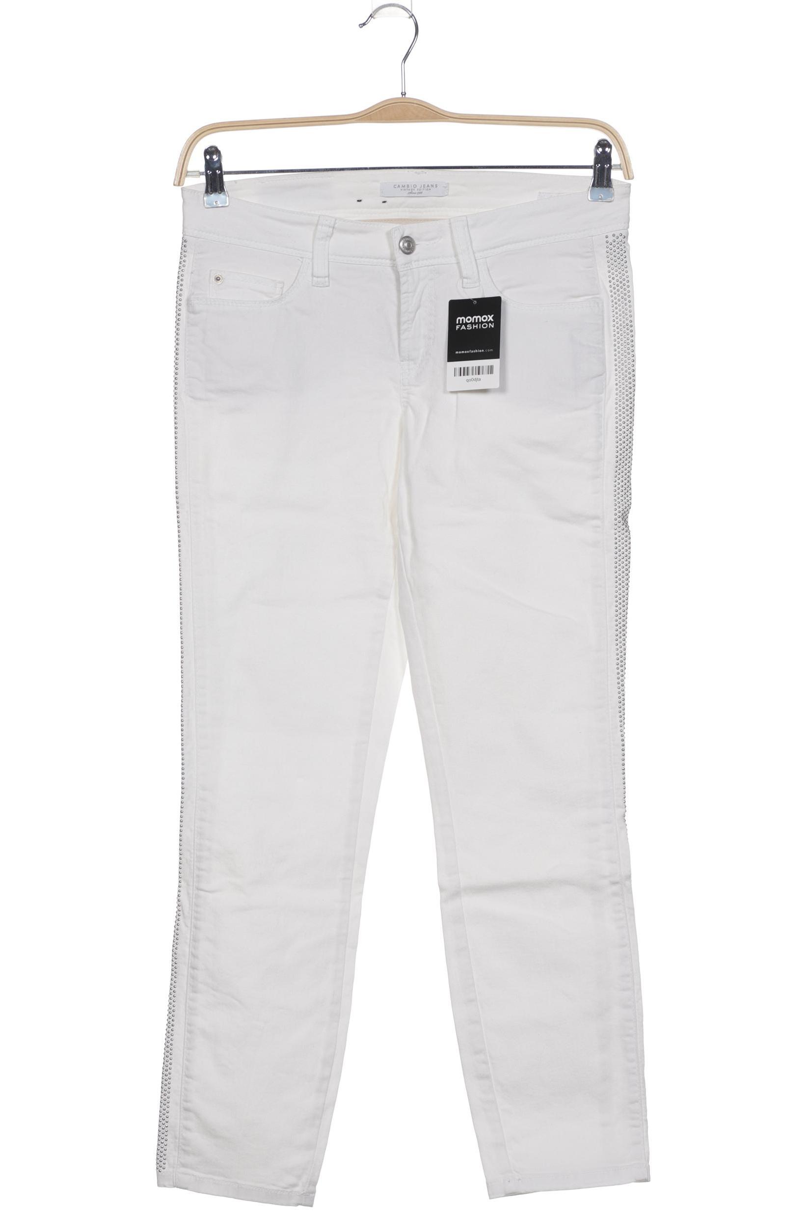 

Cambio Damen Jeans, weiß, Gr. 31