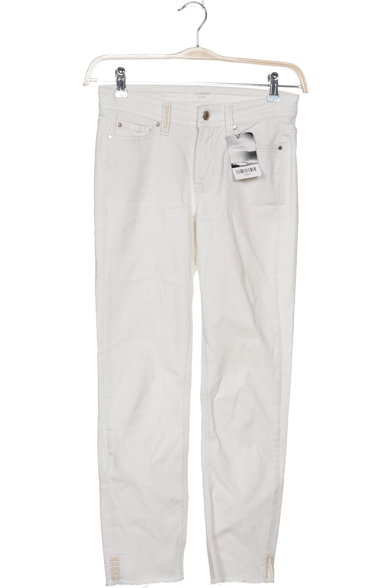 

Cambio Damen Jeans, weiß, Gr. 36