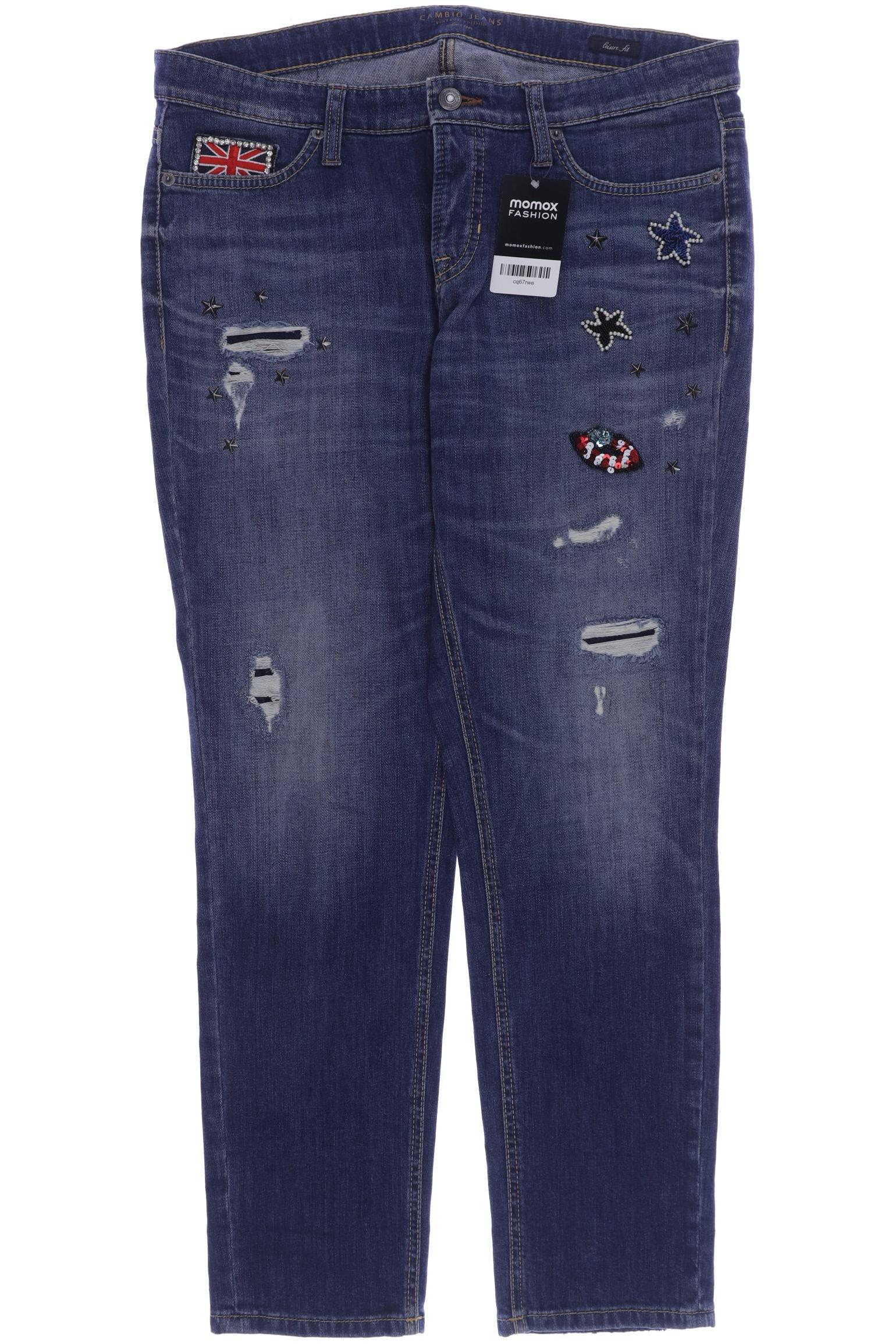 

Cambio Damen Jeans, blau, Gr. 48