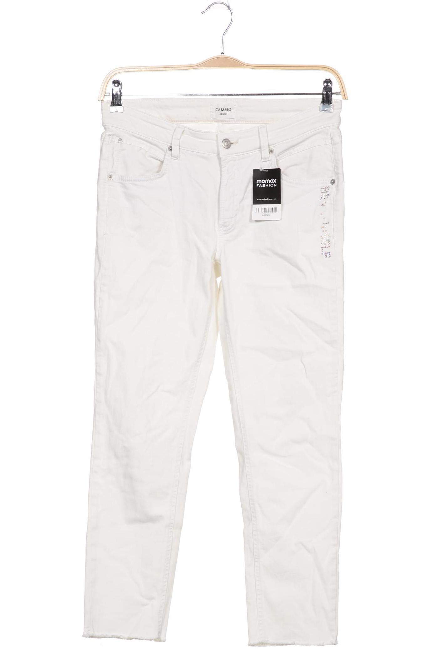 

Cambio Damen Jeans, weiß, Gr. 40