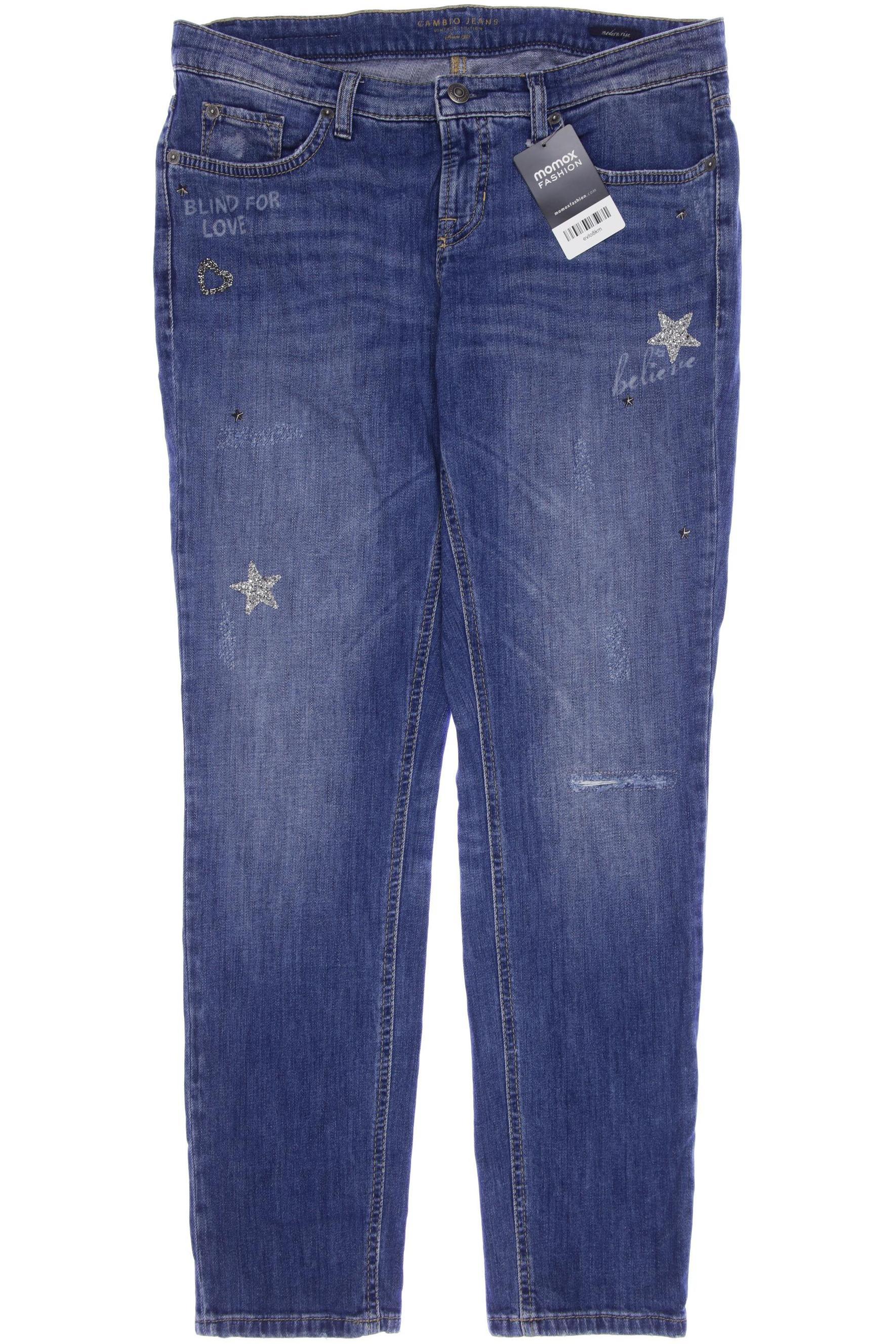 

Cambio Damen Jeans, blau, Gr. 38