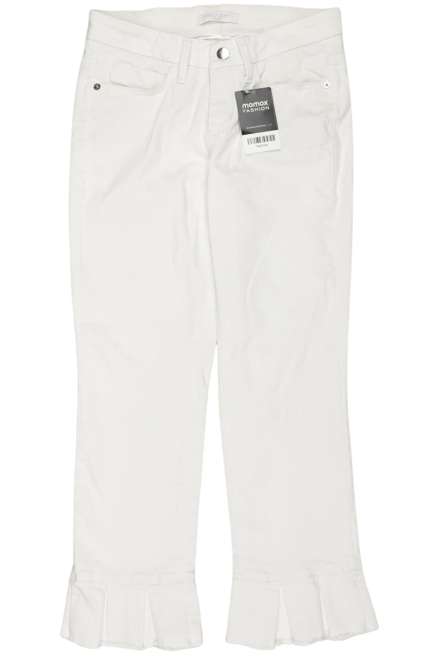 

Cambio Damen Jeans, weiß, Gr. 34