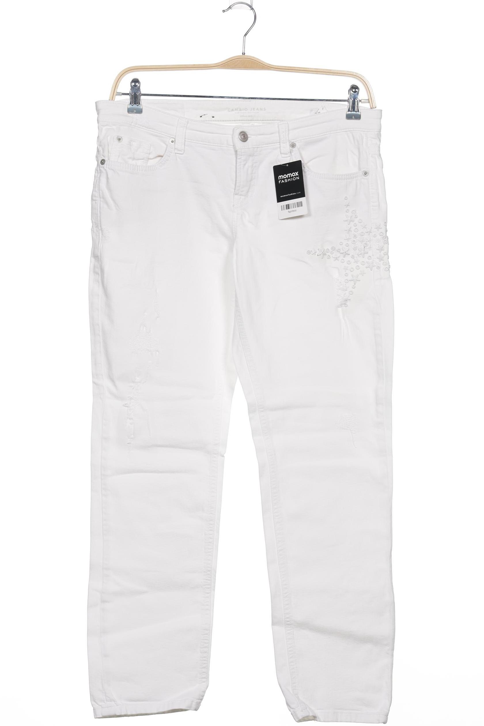

Cambio Damen Jeans, weiß, Gr. 38