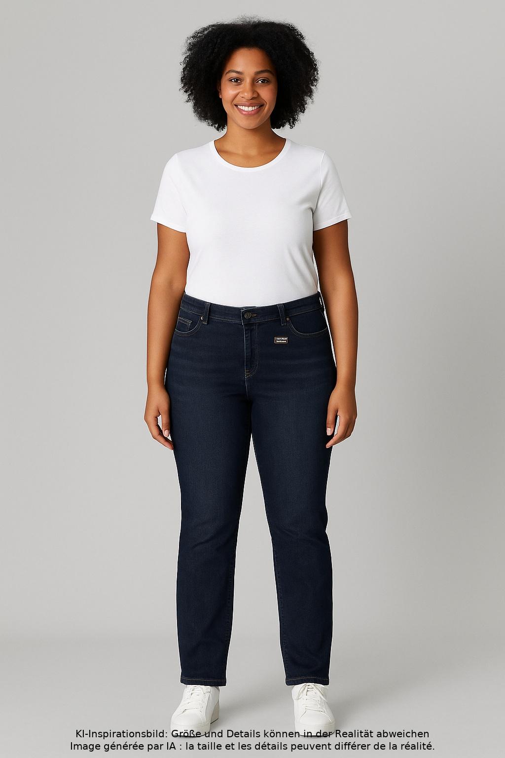 

Cambio Damen Jeans, marineblau, Gr. 42