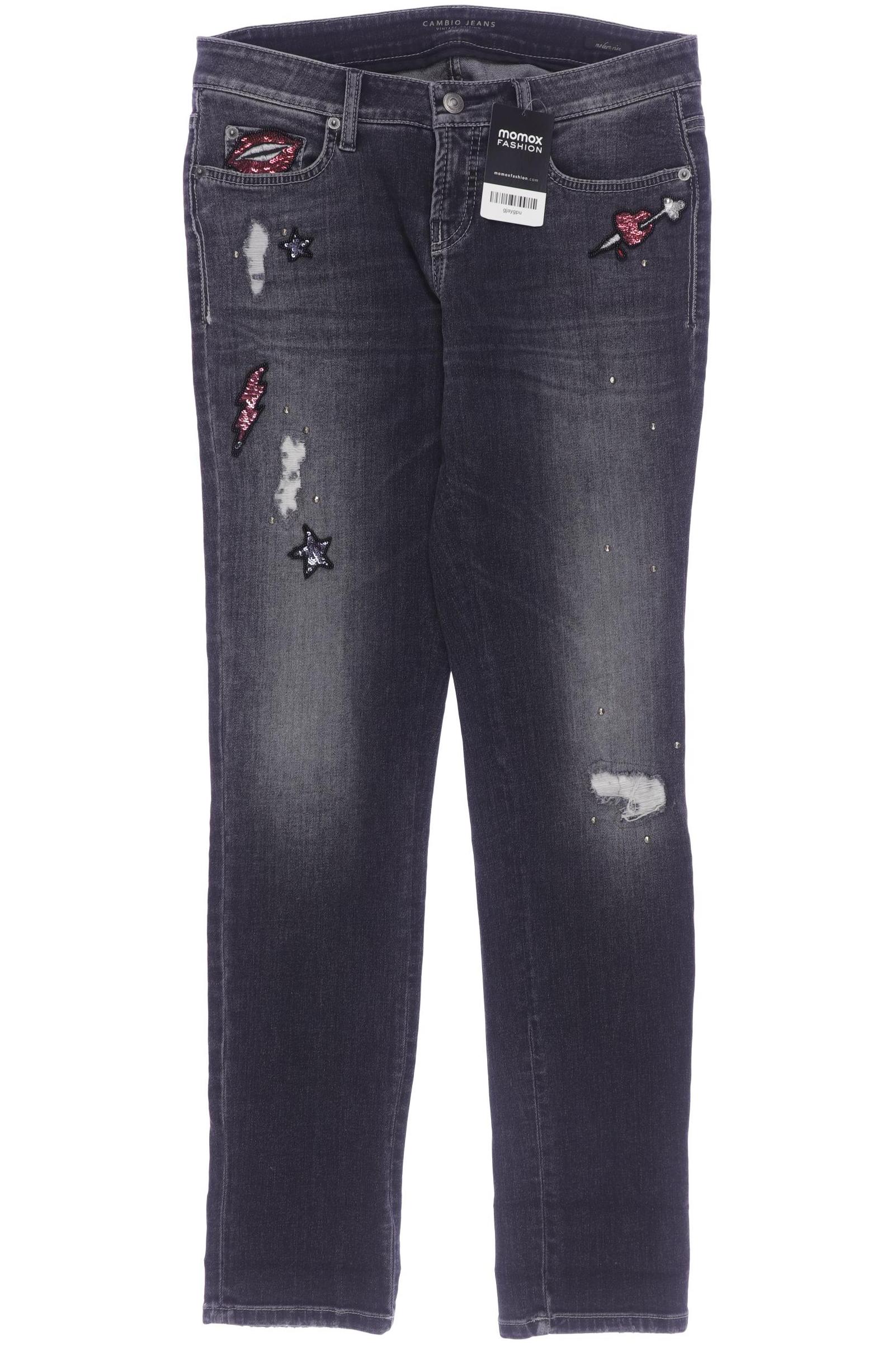 

Cambio Damen Jeans, grau, Gr. 38
