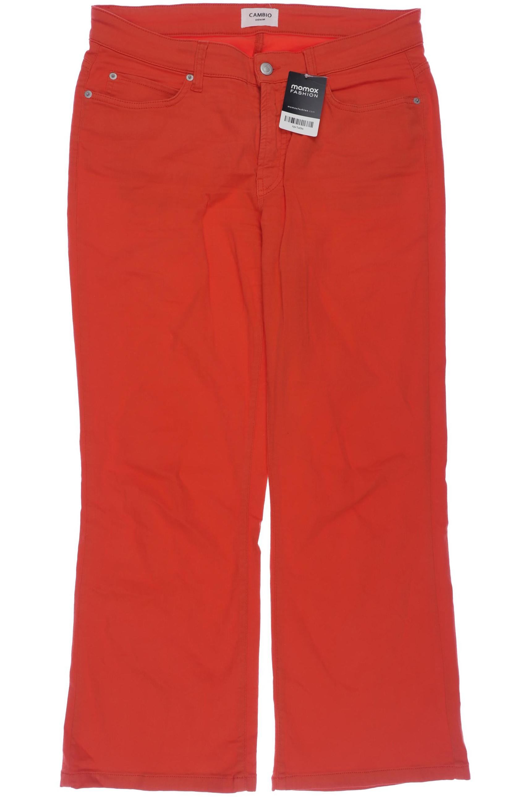 

Cambio Damen Jeans, rot, Gr. 33