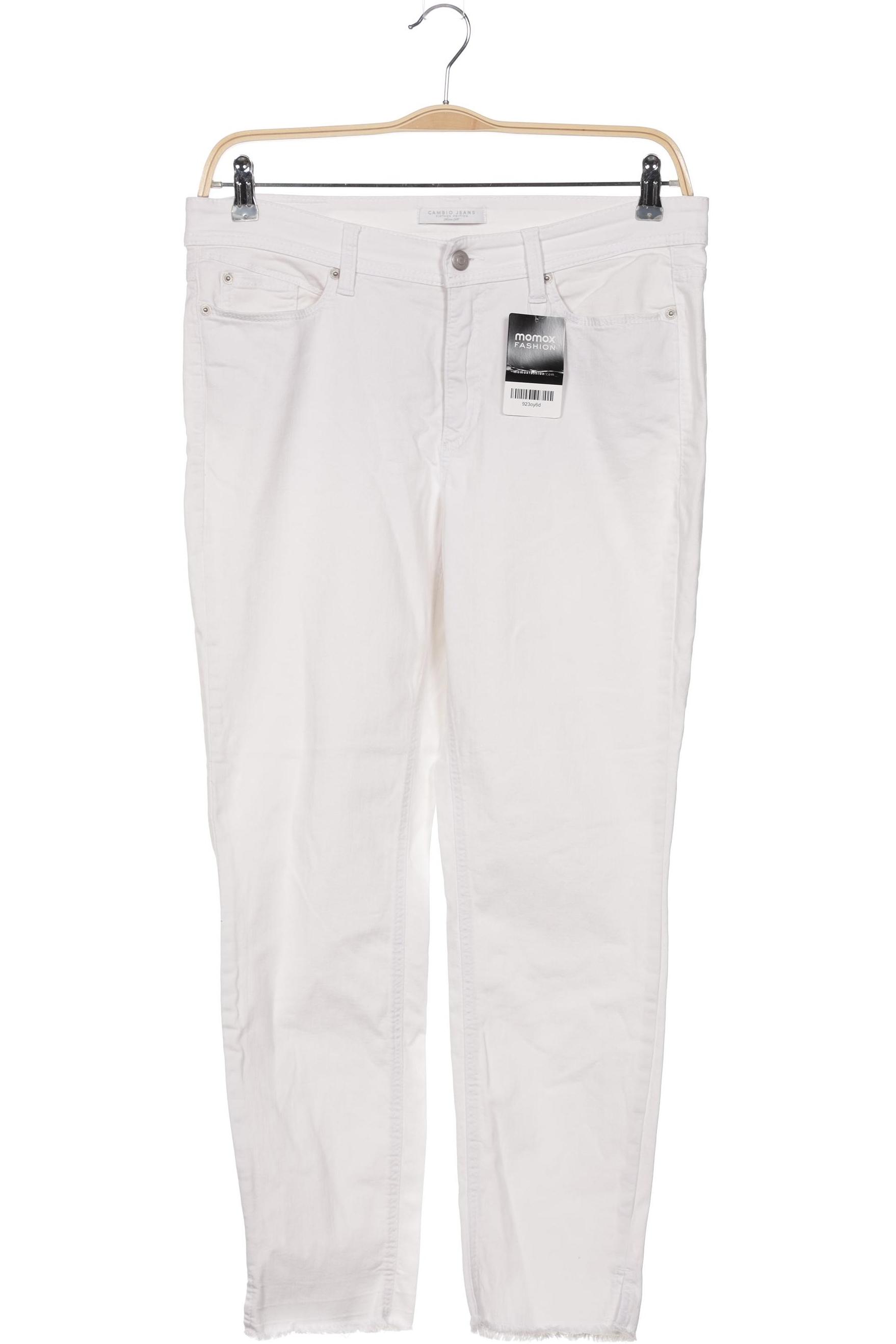 

Cambio Damen Jeans, weiß, Gr. 33