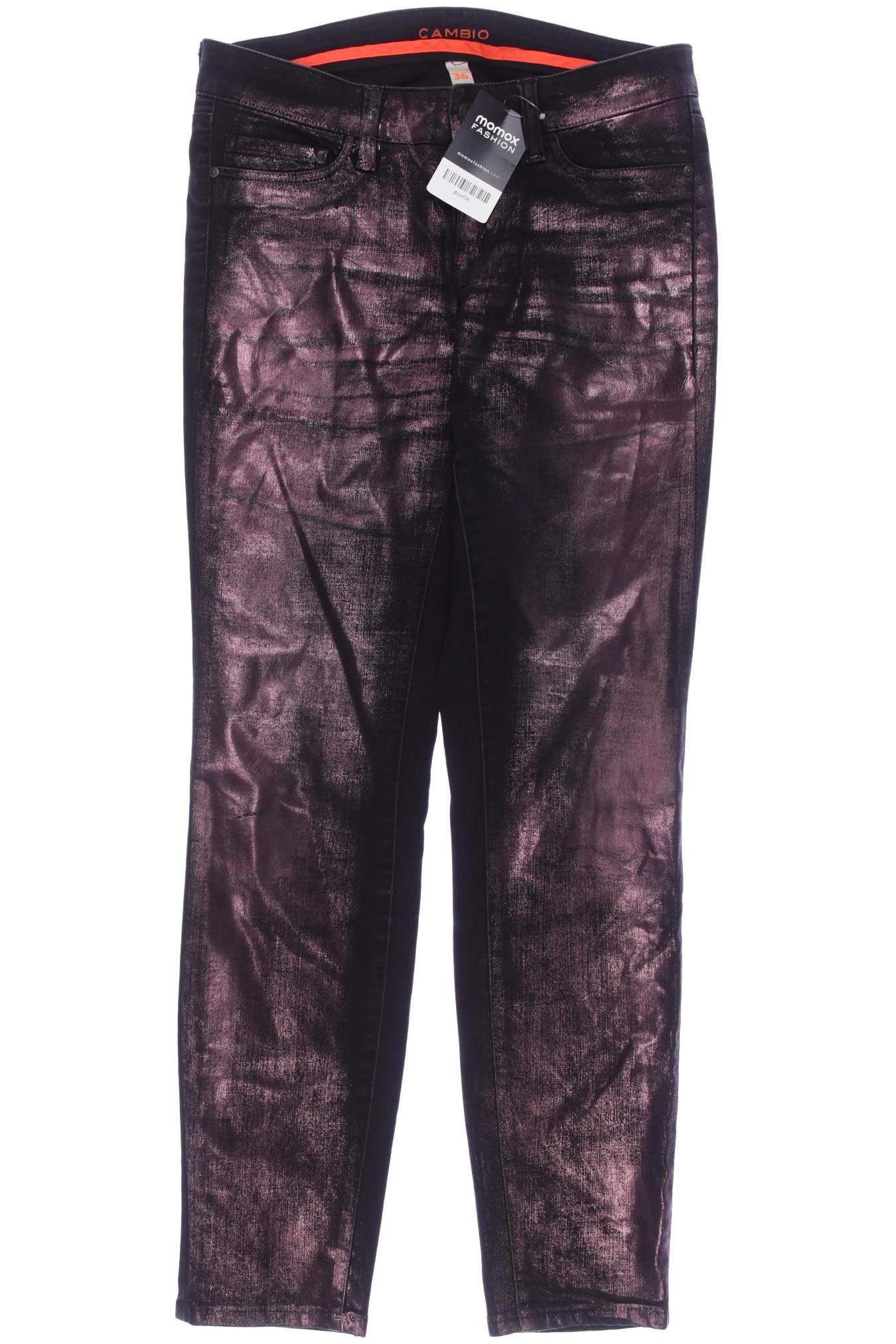 

Cambio Damen Jeans, bordeaux, Gr. 36