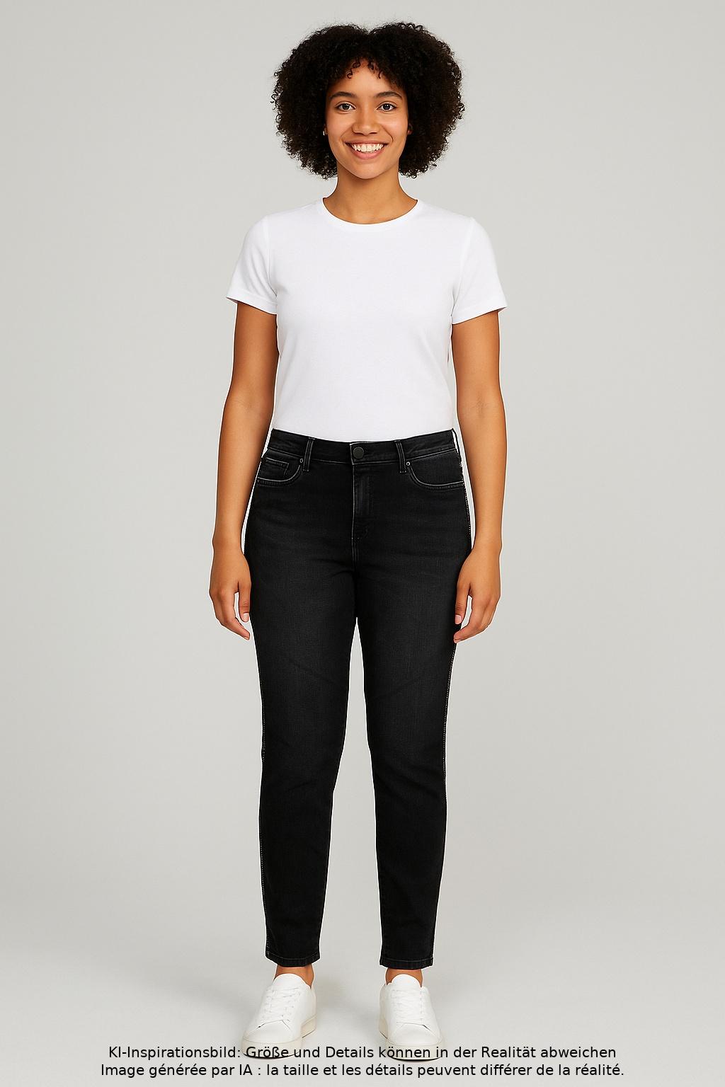 

Cambio Damen Jeans, schwarz, Gr. 32