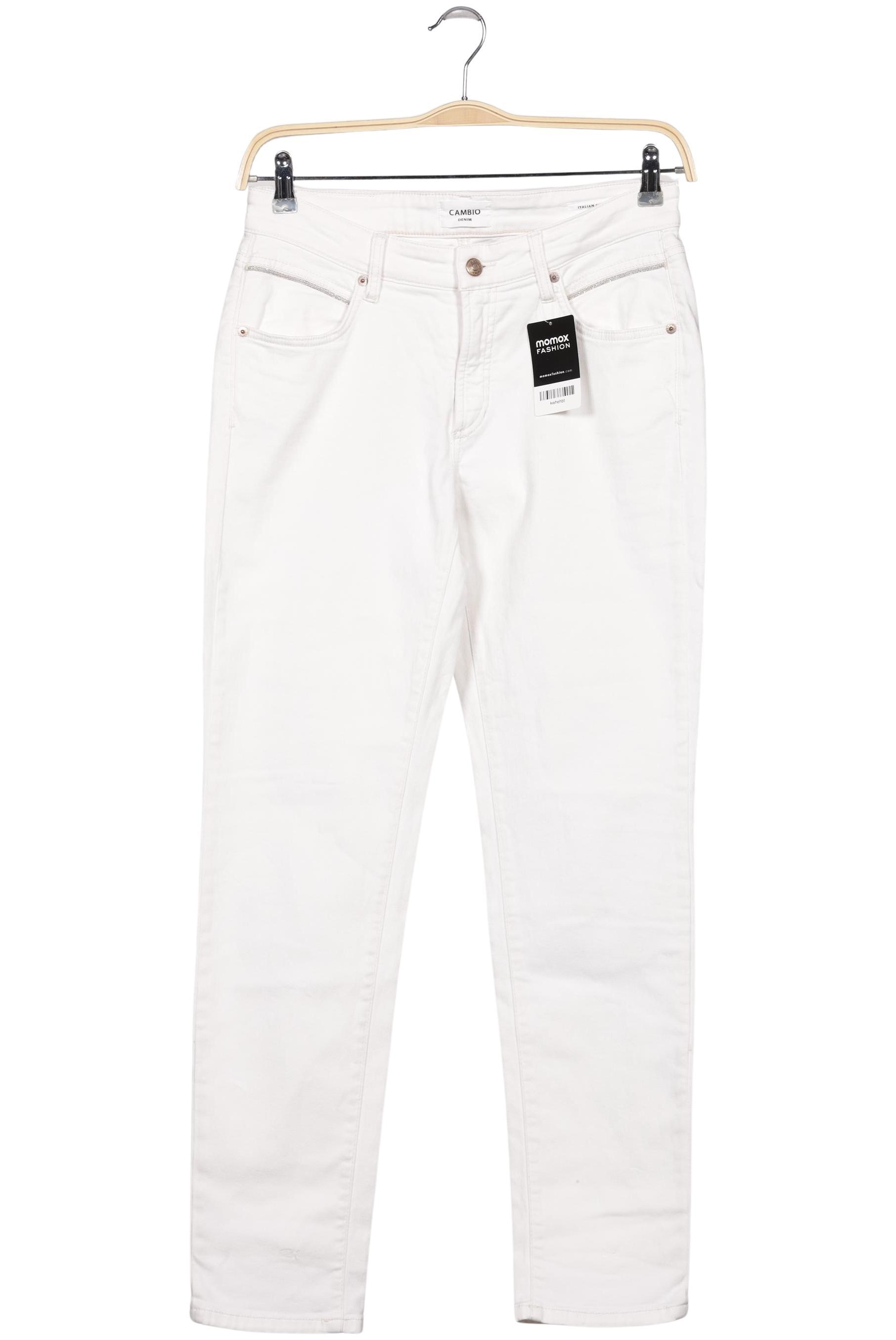 

Cambio Damen Jeans, weiß, Gr. 40