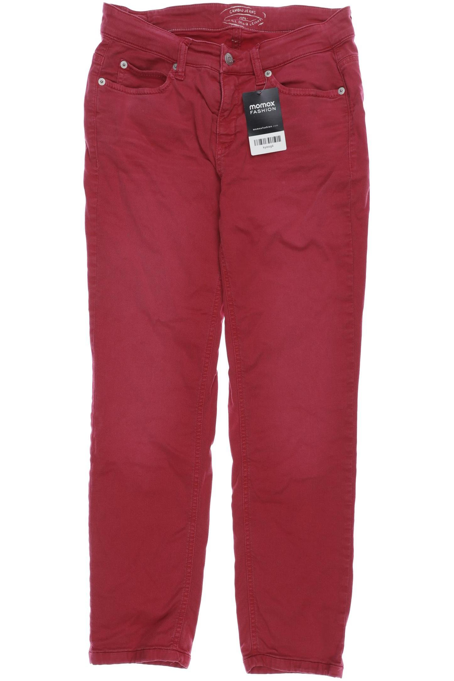 

Cambio Damen Jeans, rot, Gr. 28