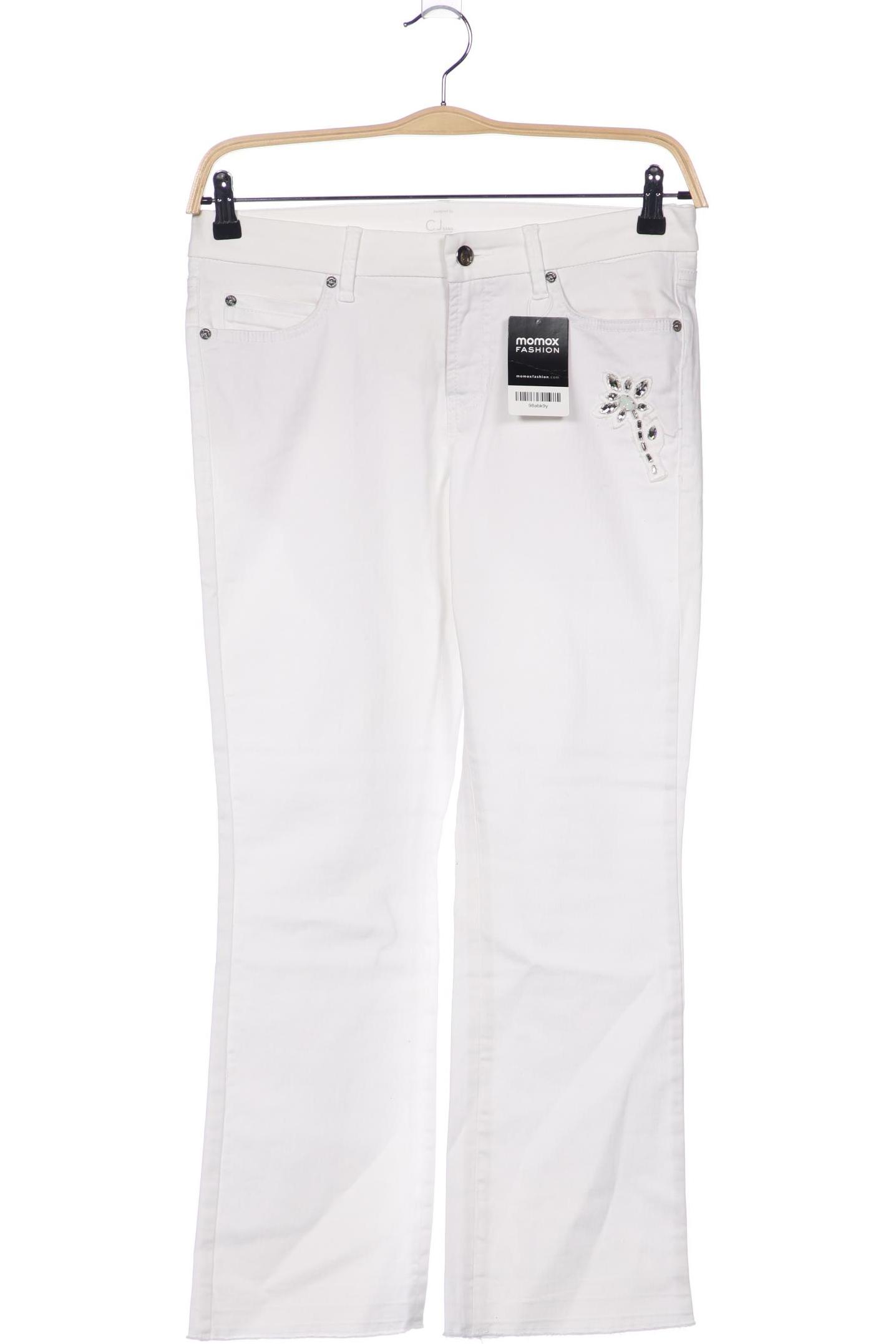 

Cambio Damen Jeans, weiß, Gr. 40
