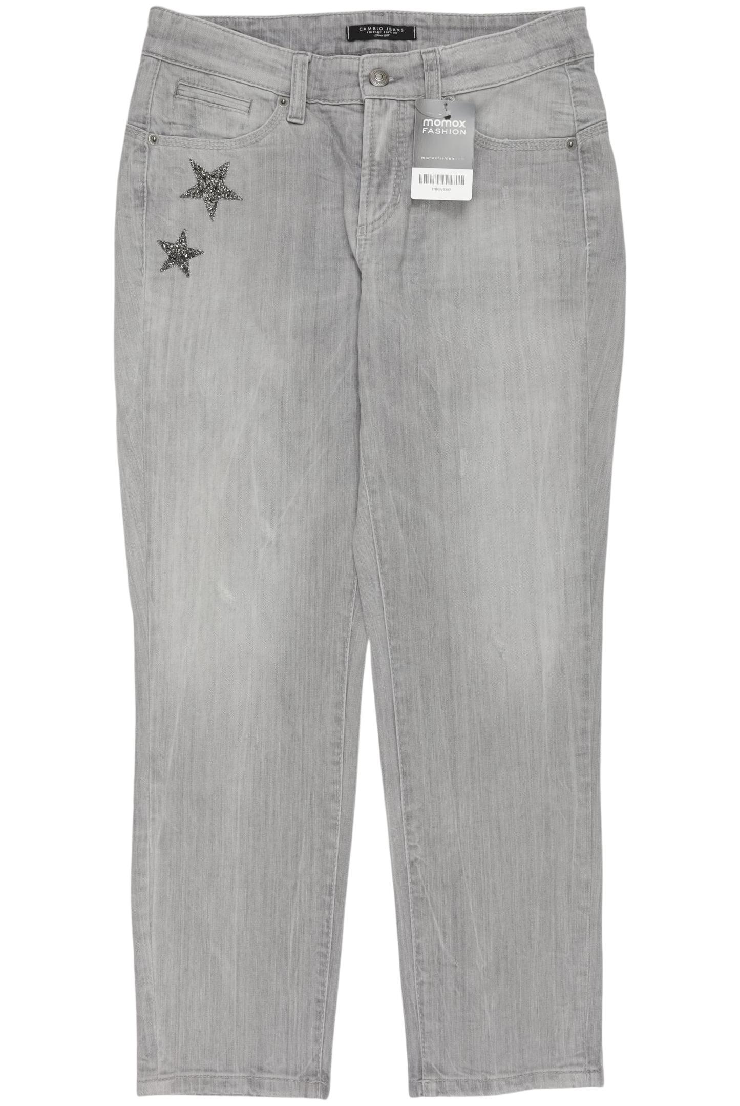 

Cambio Damen Jeans, grau, Gr. 28