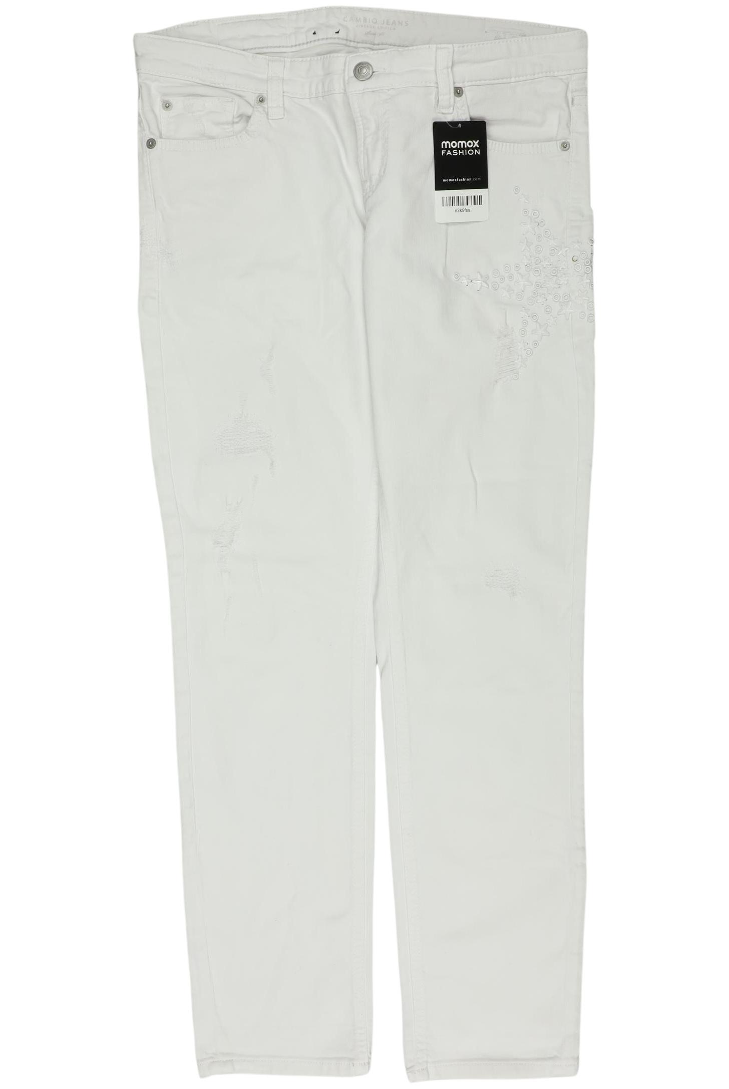 

Cambio Damen Jeans, weiß, Gr. 36