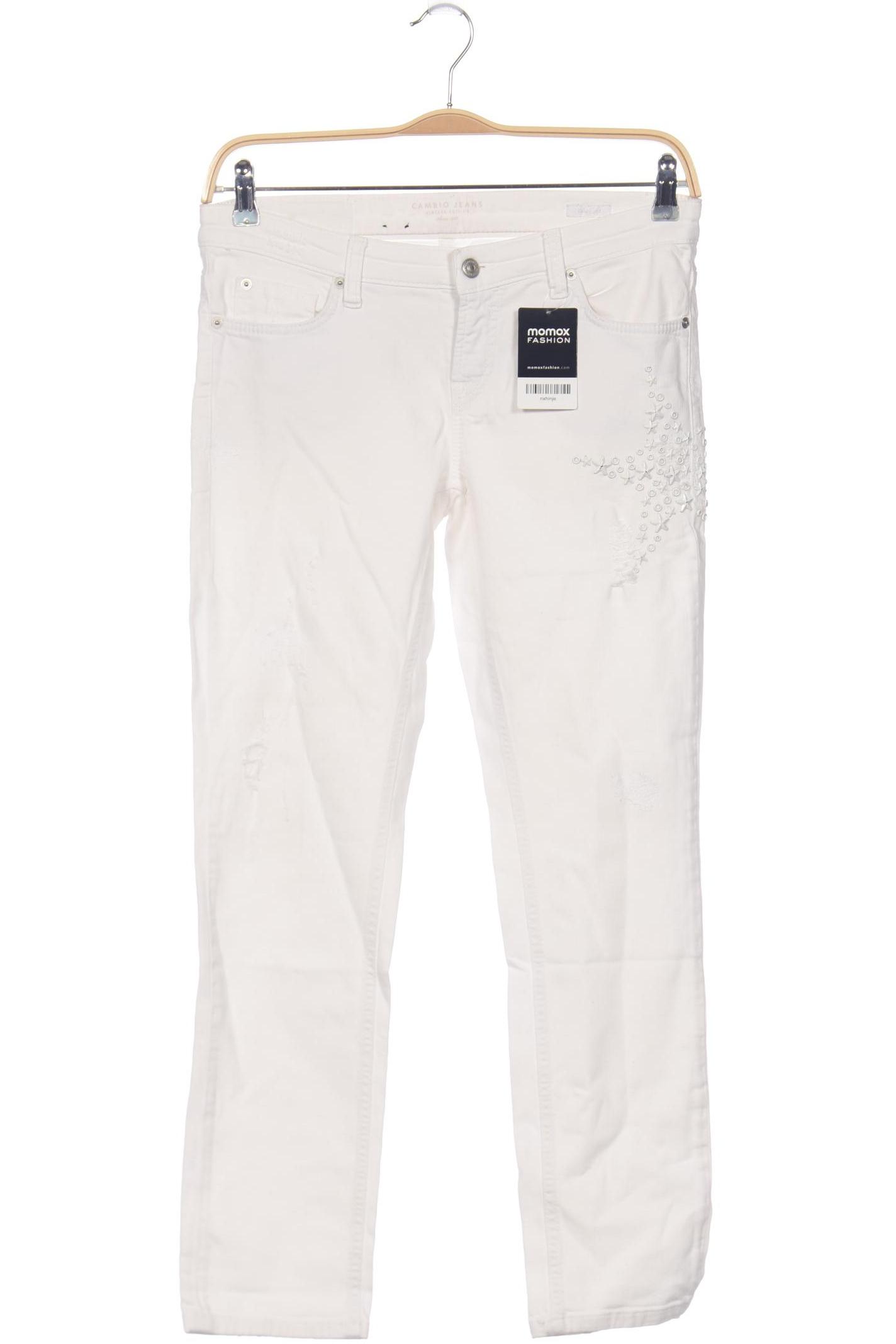 

Cambio Damen Jeans, weiß, Gr. 32