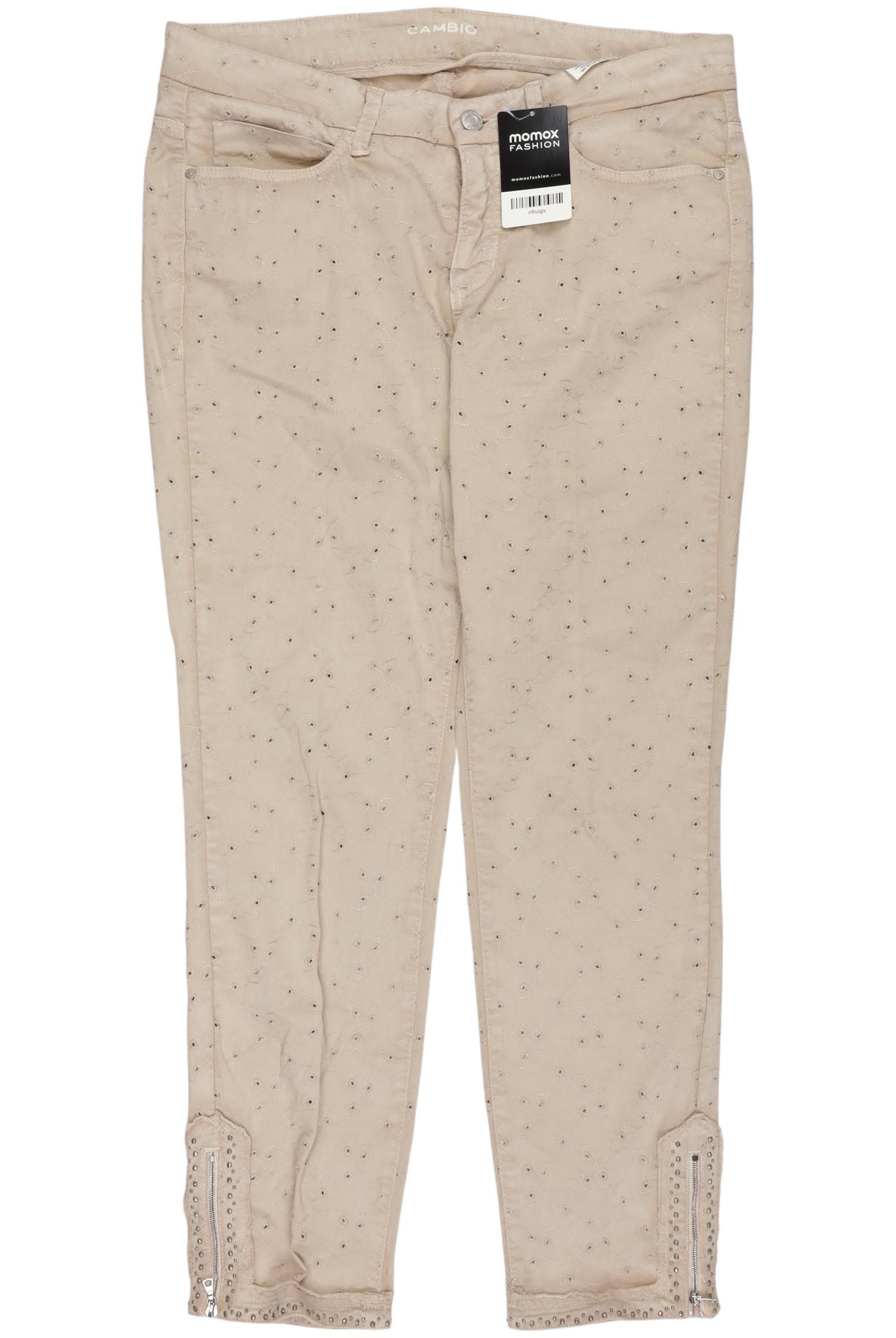 

Cambio Damen Jeans, beige, Gr. 42