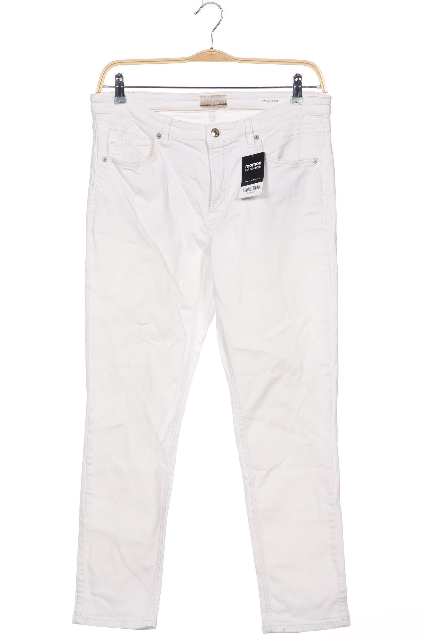 

Cambio Damen Jeans, cremeweiß, Gr. 34