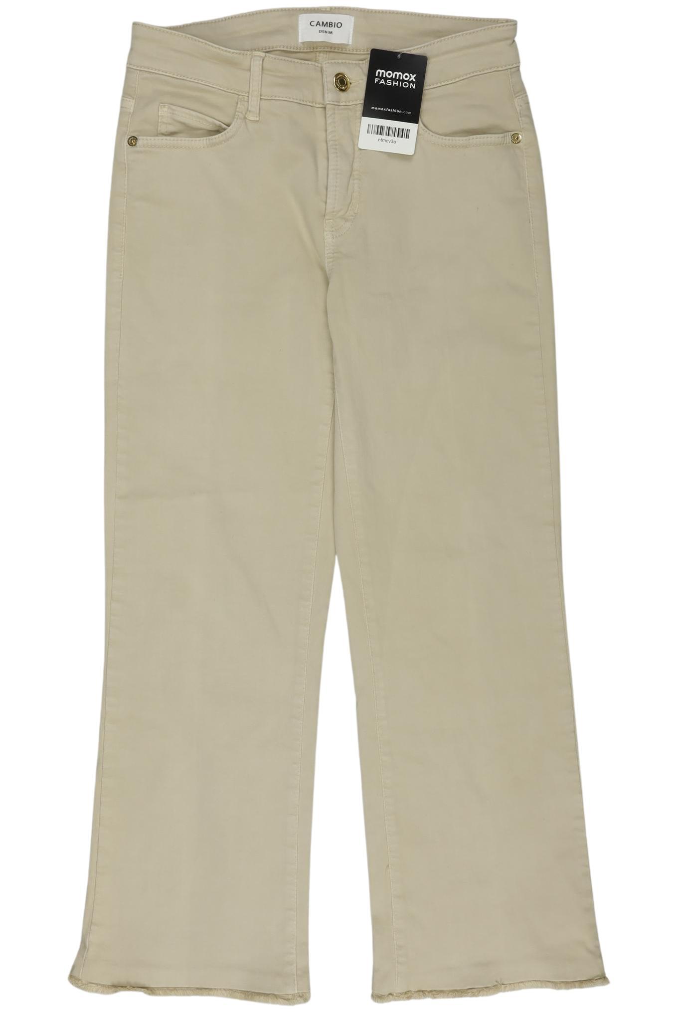

Cambio Damen Jeans, beige, Gr. 25