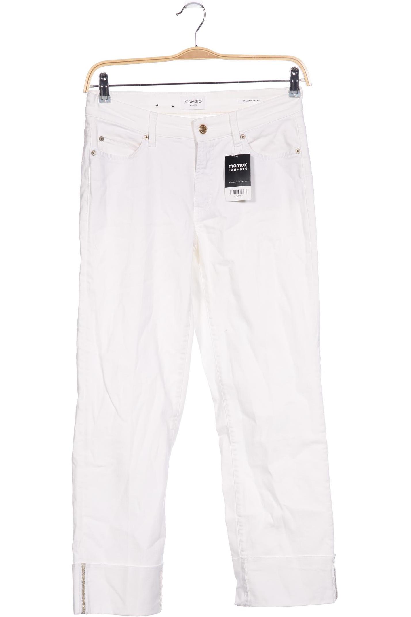 

Cambio Damen Jeans, cremeweiß, Gr. 32