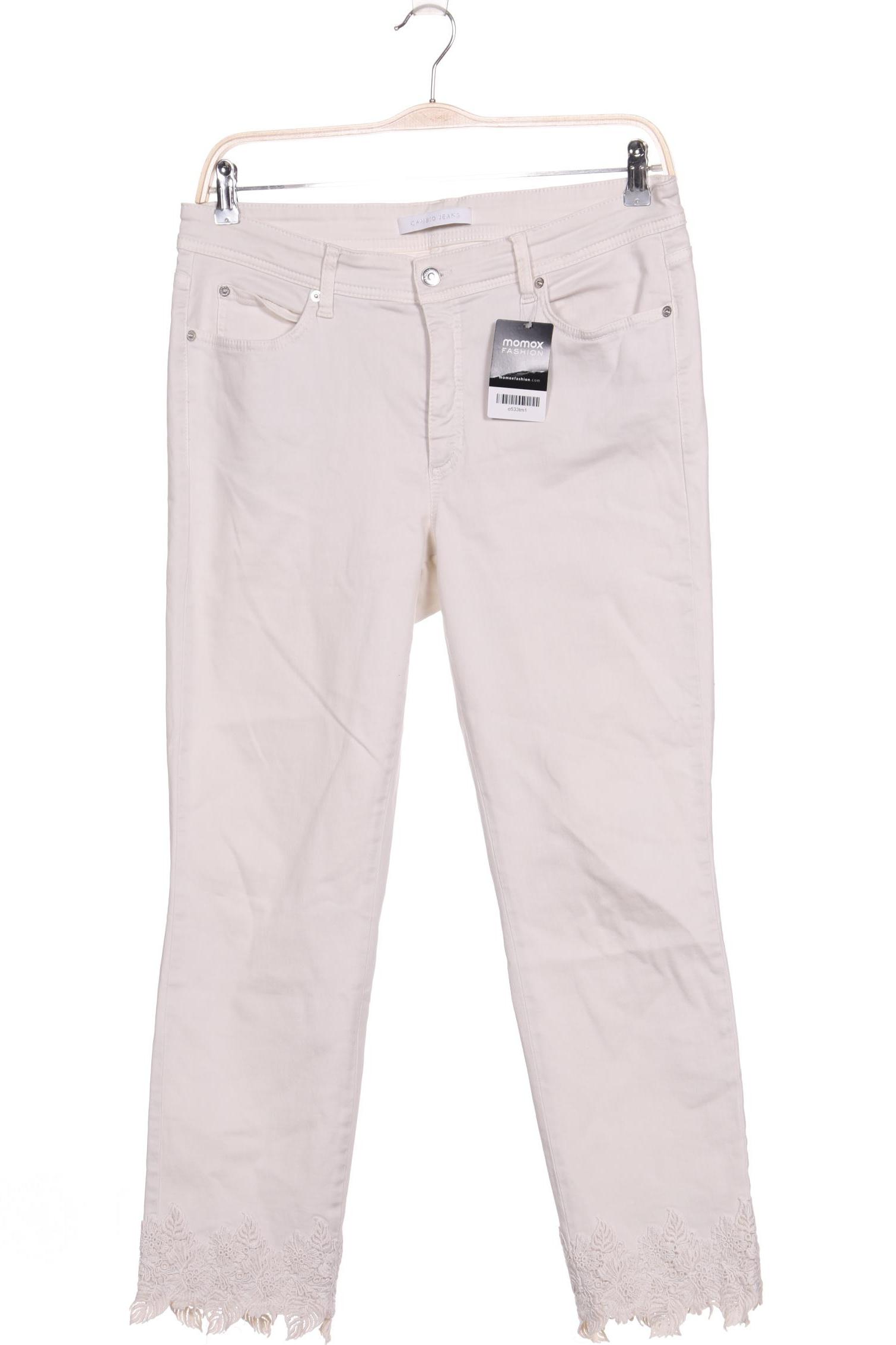 

Cambio Damen Jeans, cremeweiß, Gr. 35