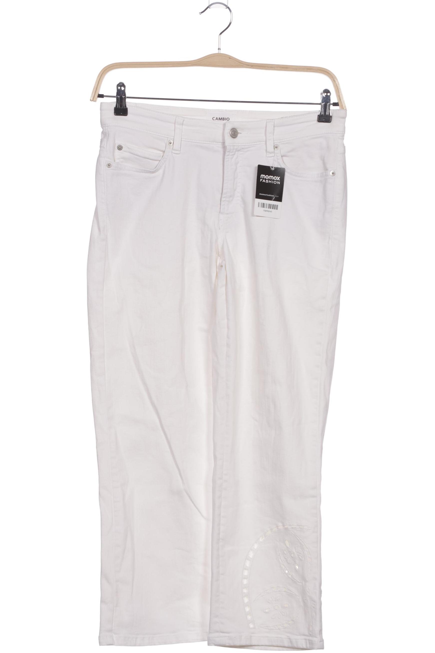 

Cambio Damen Jeans, weiß, Gr. 40