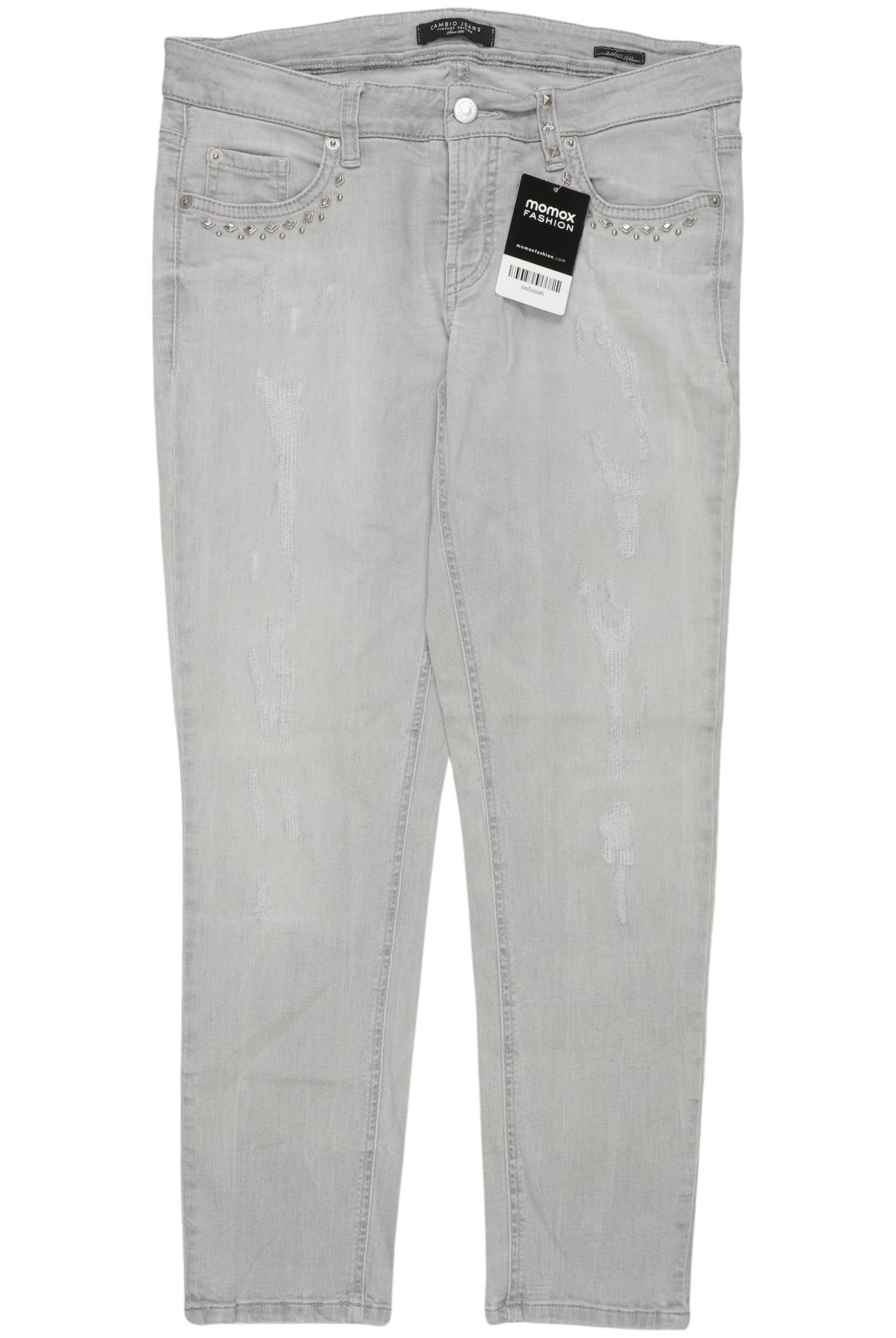 

Cambio Damen Jeans, grau, Gr. 30