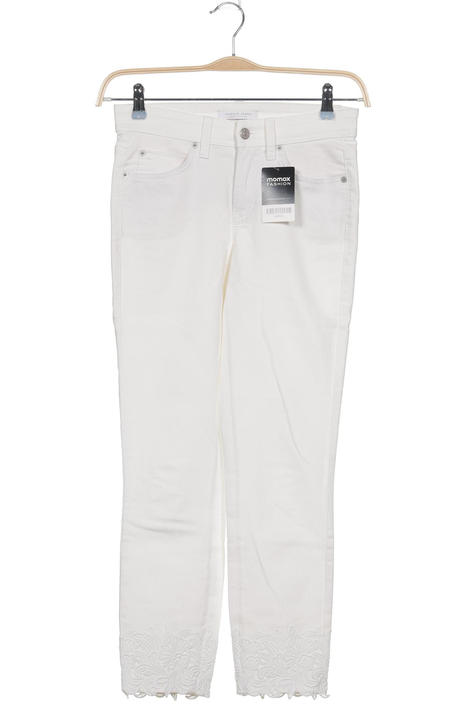 

Cambio Damen Jeans, weiß, Gr. 27