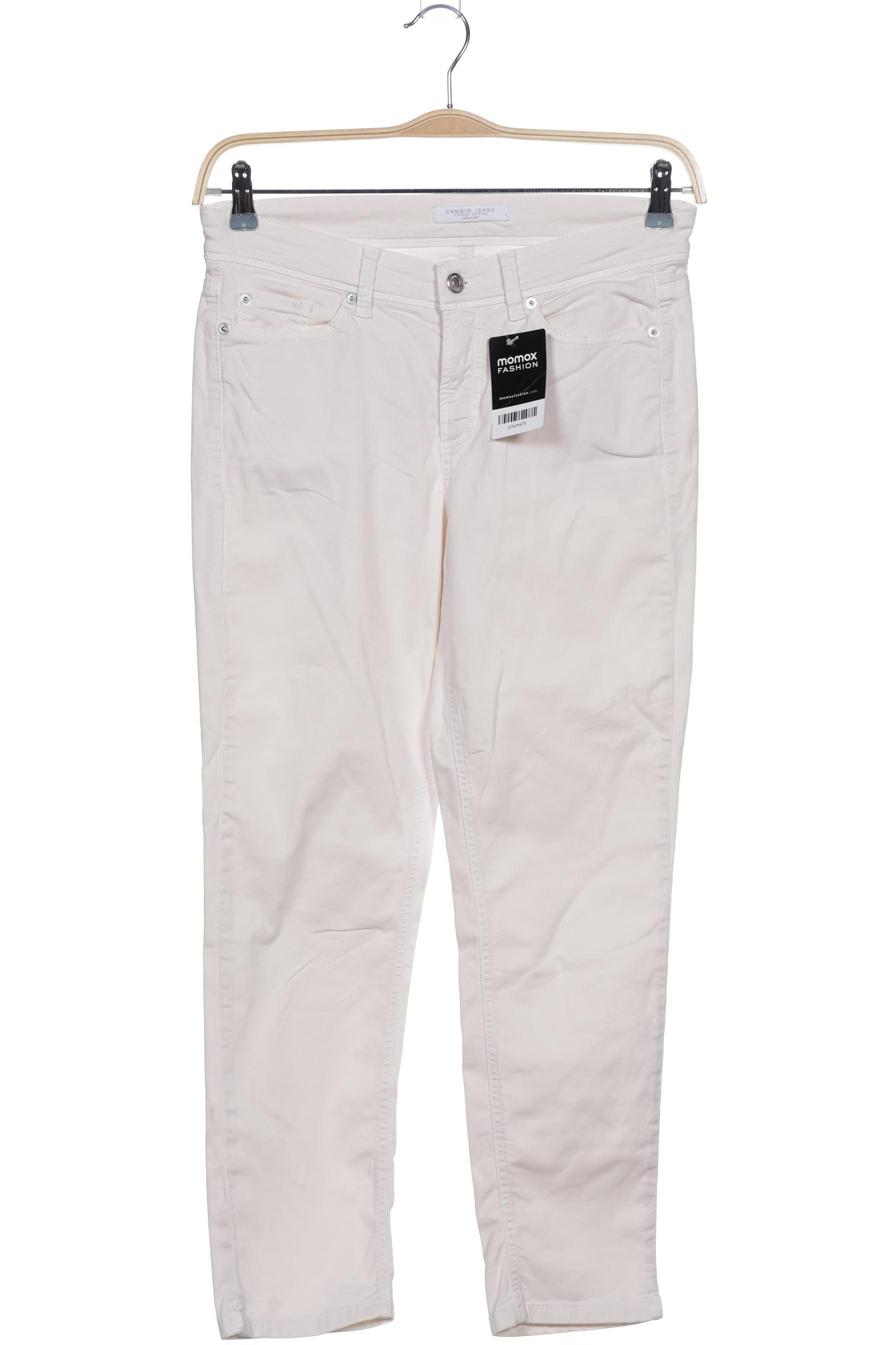 

Cambio Damen Jeans, weiß, Gr. 38