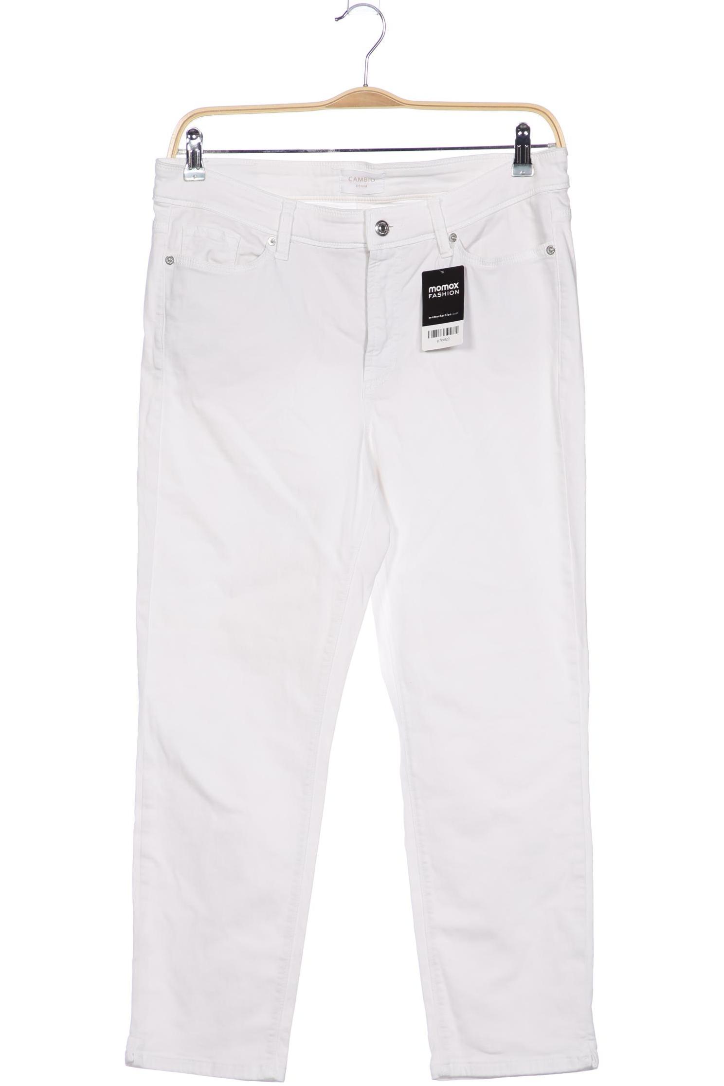

Cambio Damen Jeans, weiß, Gr. 46
