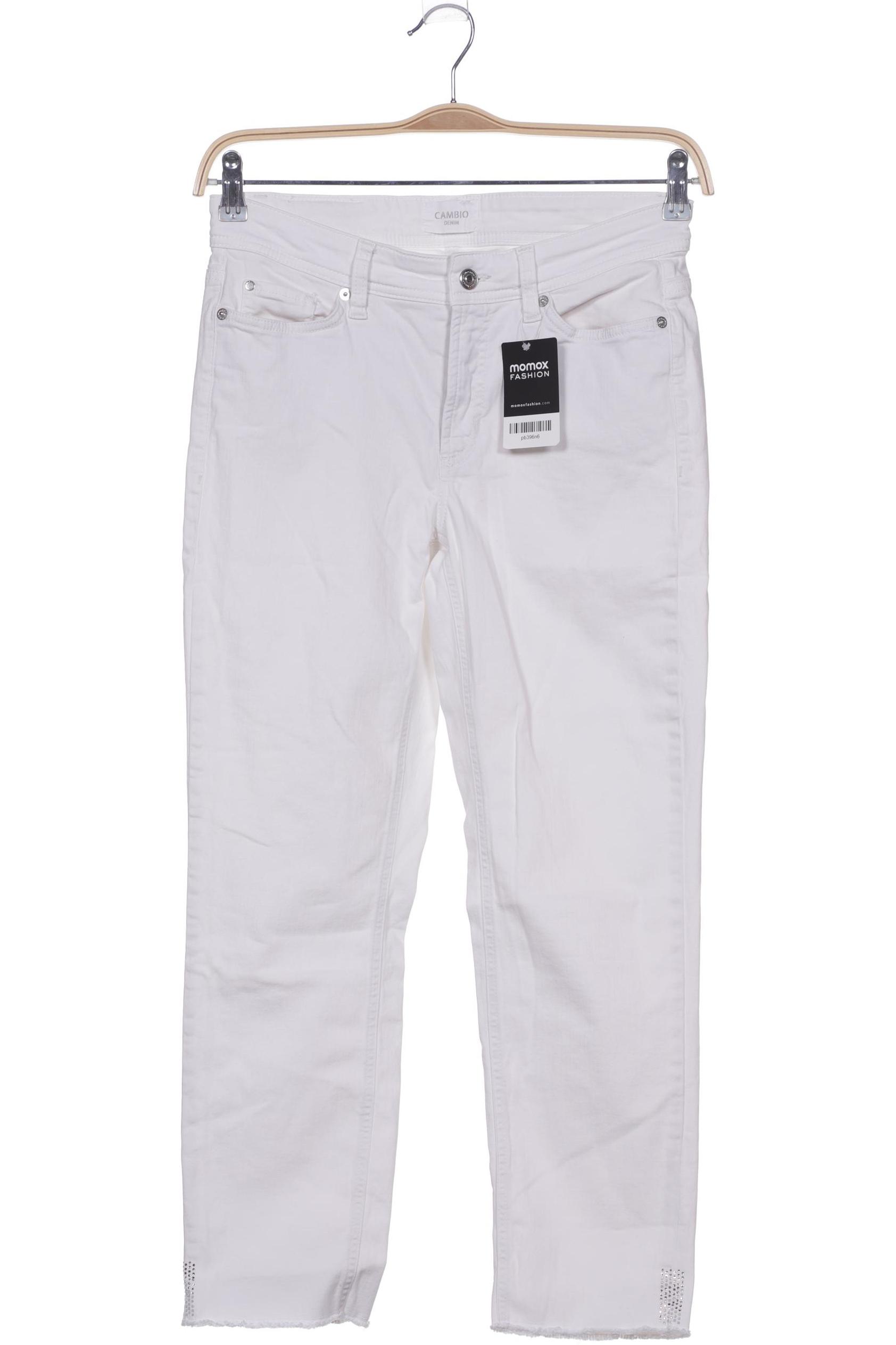 

Cambio Damen Jeans, weiß, Gr. 28