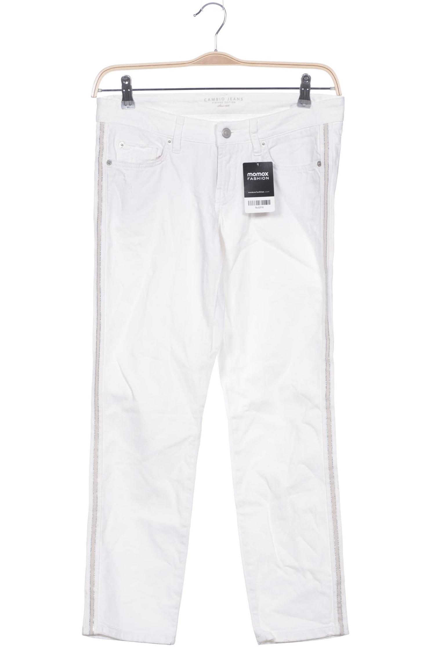 

Cambio Damen Jeans, weiß, Gr. 31