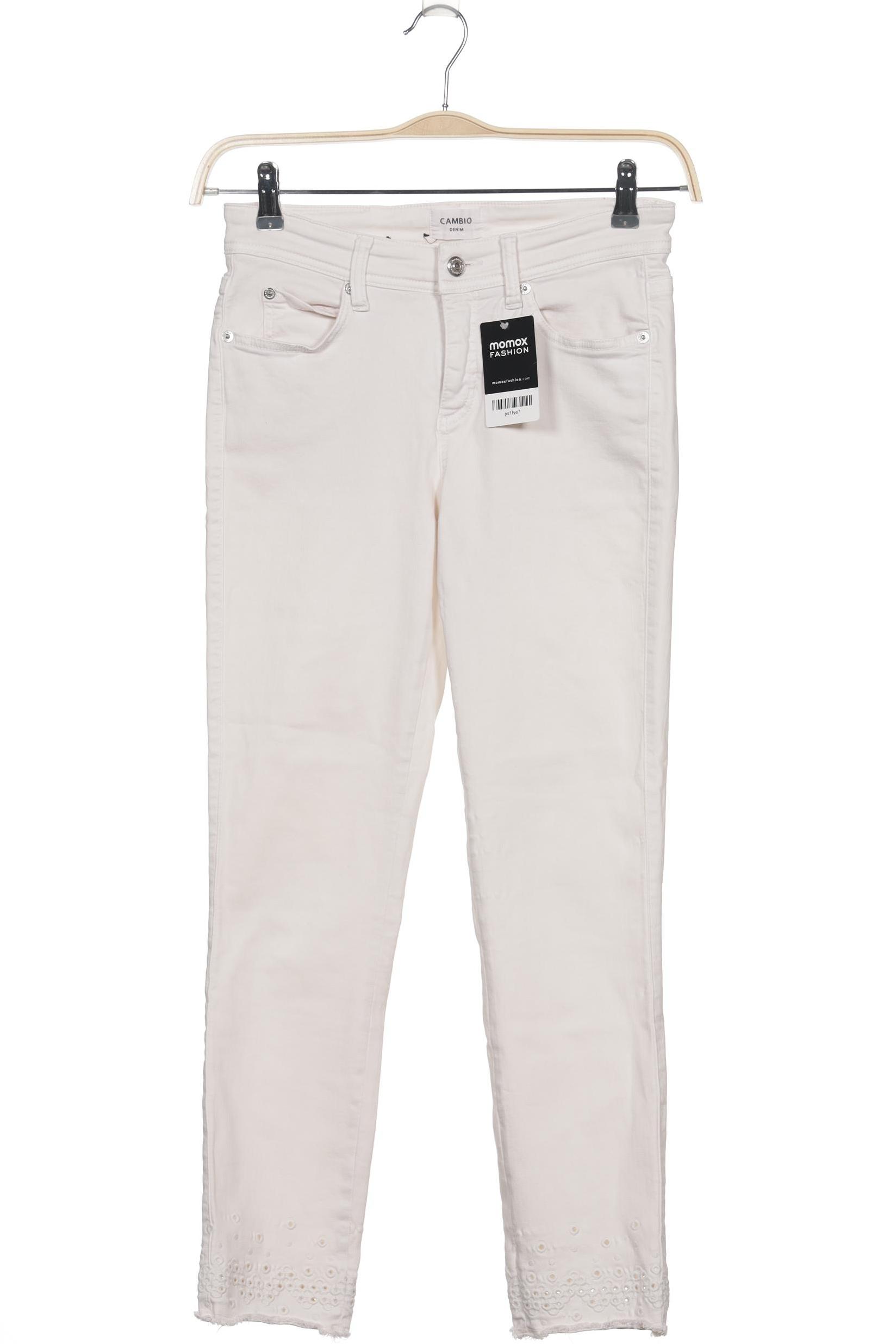 

Cambio Damen Jeans, cremeweiß, Gr. 27
