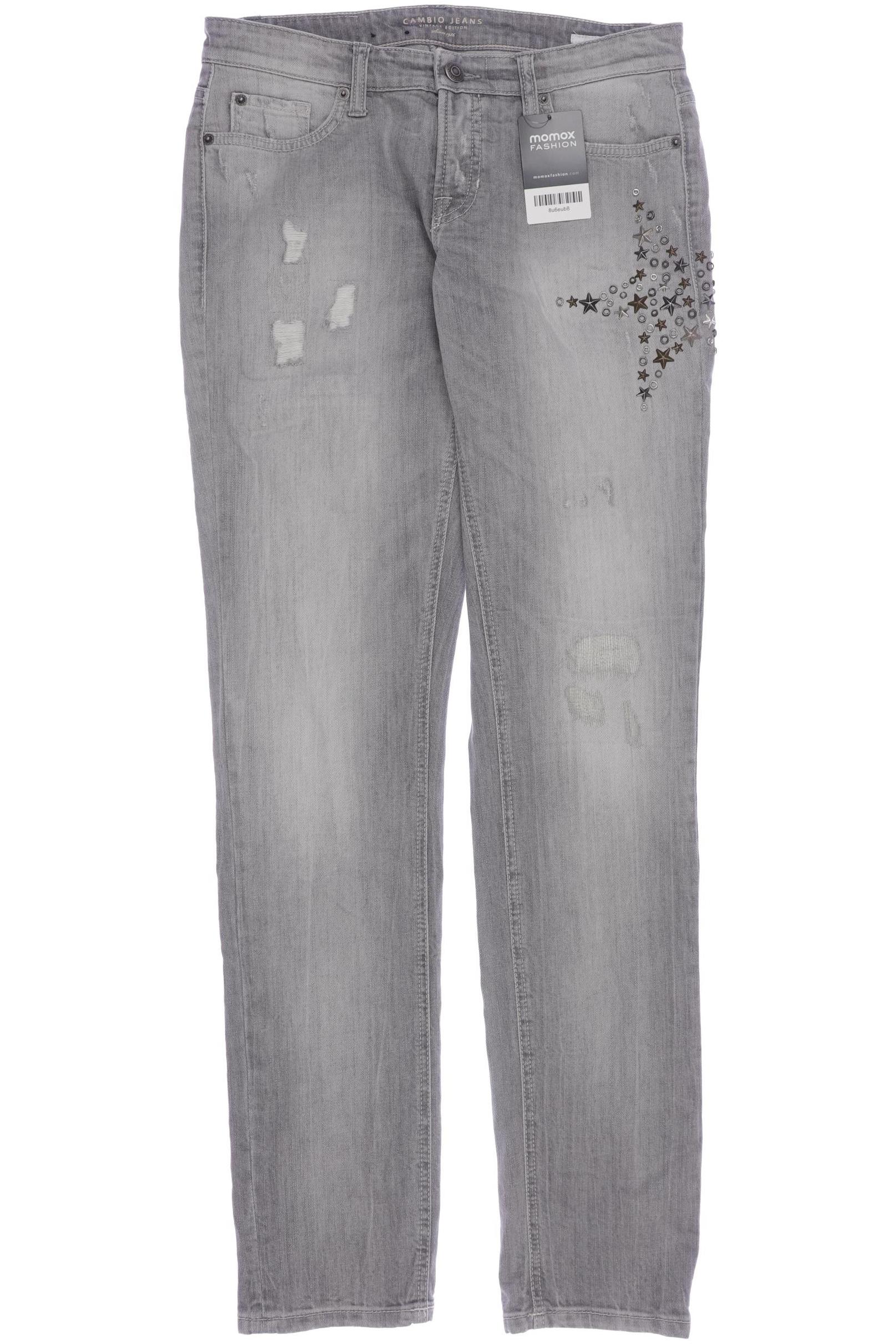 

Cambio Damen Jeans, grau, Gr. 34