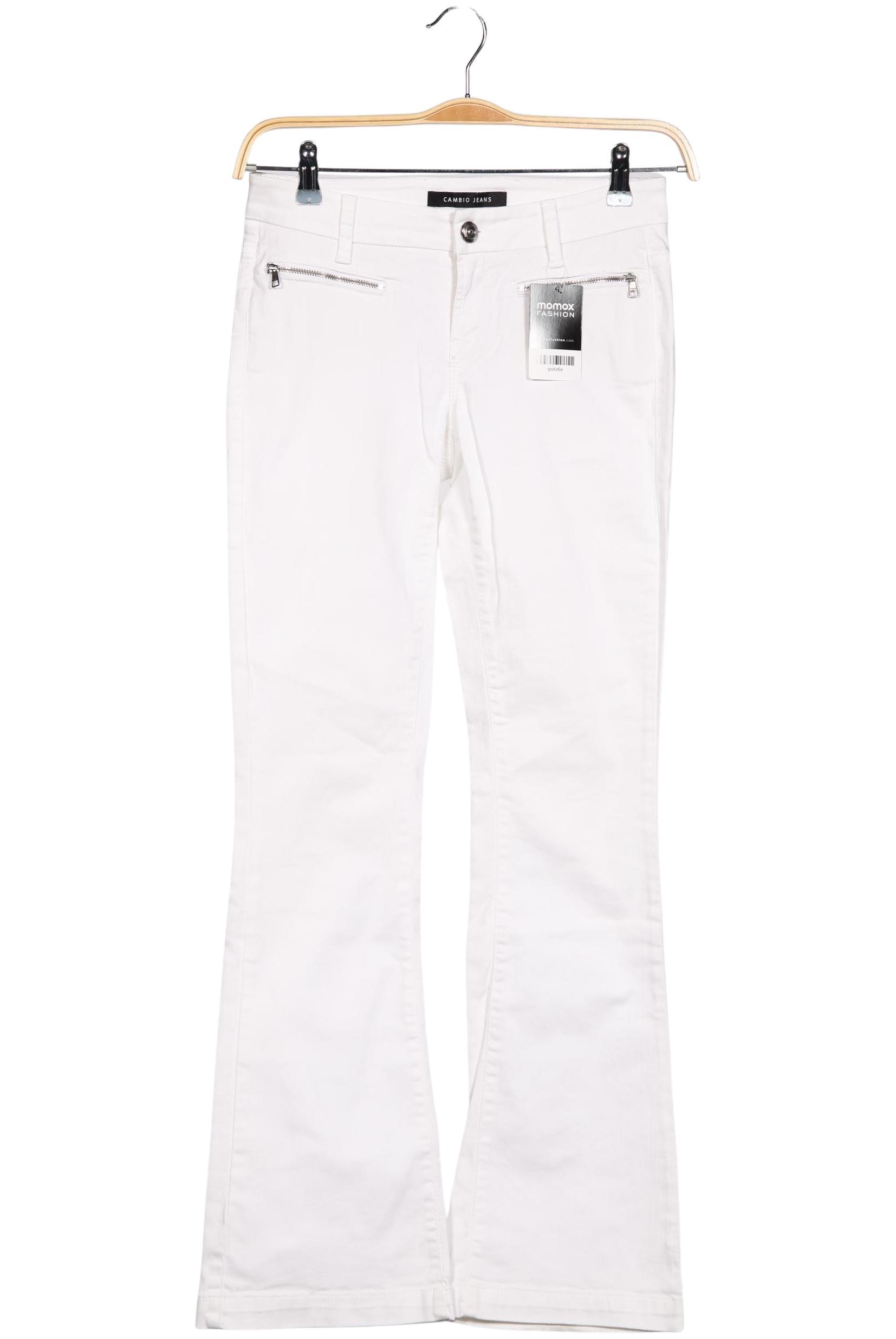 

Cambio Damen Jeans, weiß, Gr. 28