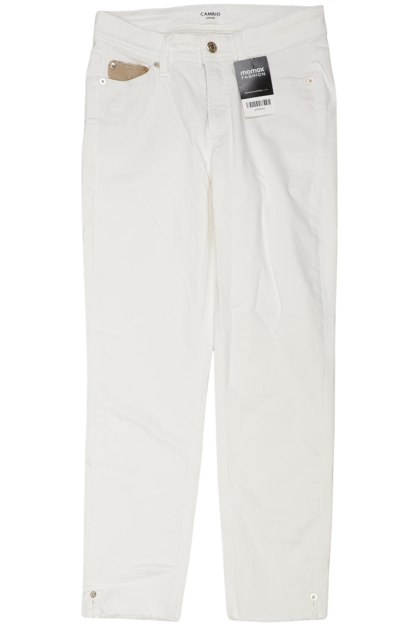

Cambio Damen Jeans, weiß, Gr. 25